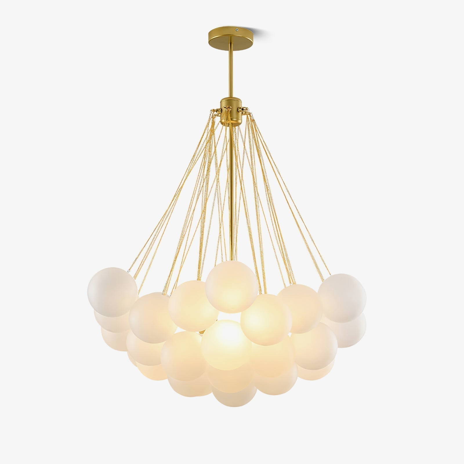Eiririra Chandelier Bubble Frosted Glass