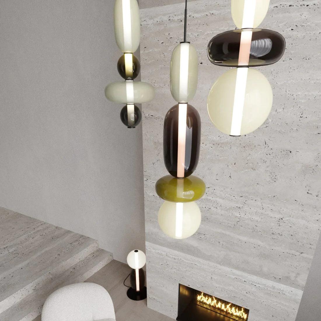 Daelen Glass Acrylic Artistic Pendant Light