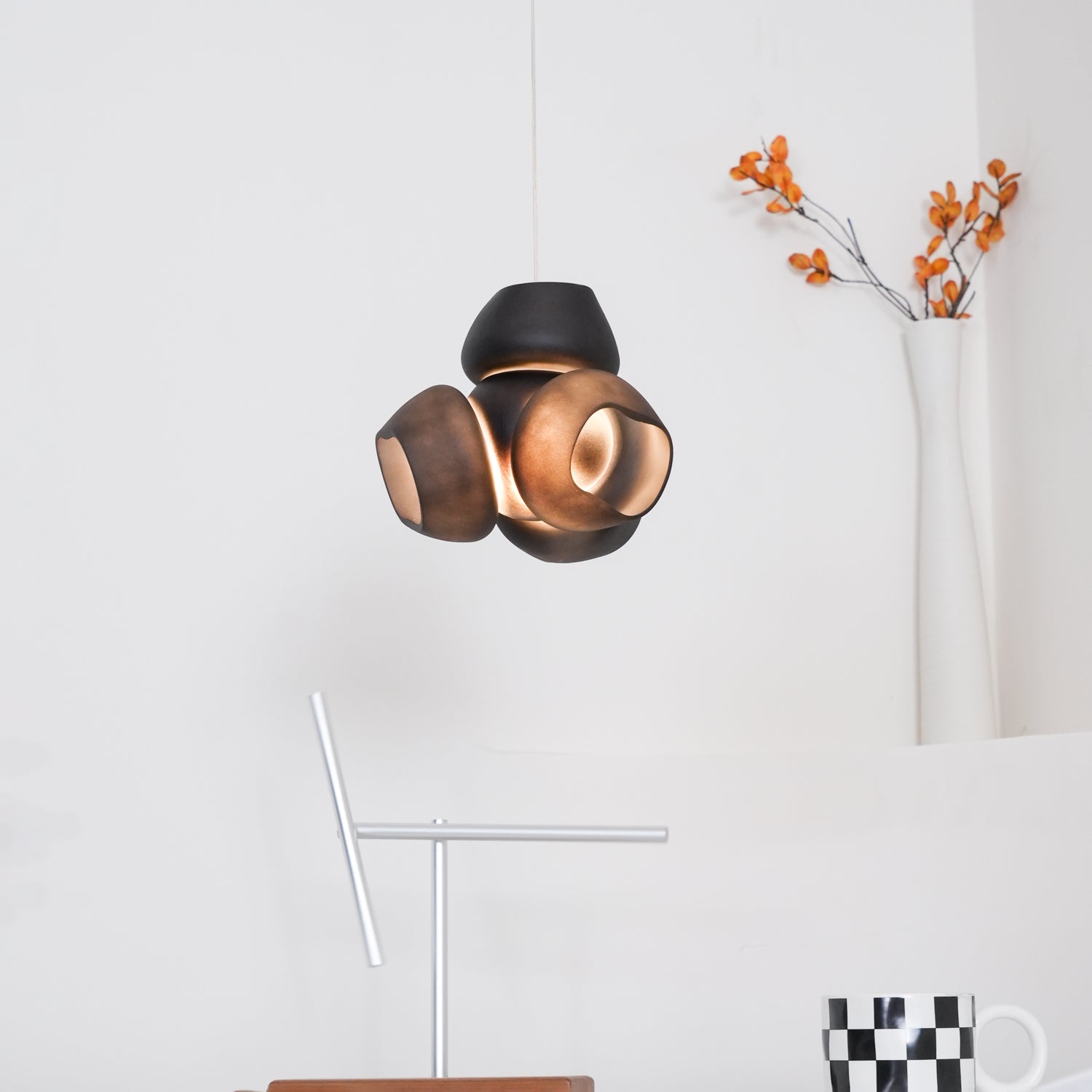 Ursa Bubbles Cluster Glass Pendant Light