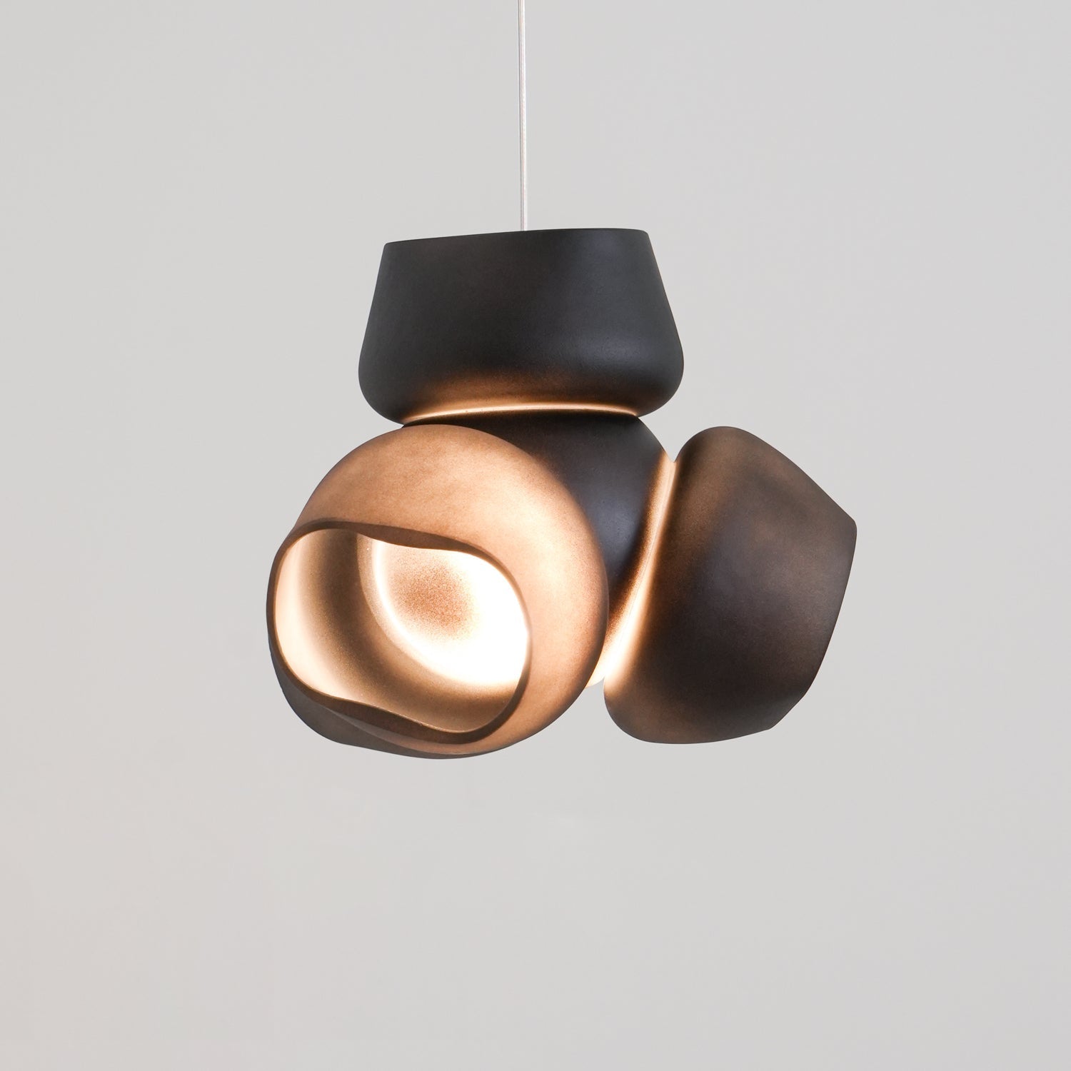 Ursa Bubbles Cluster Glass Pendant Light