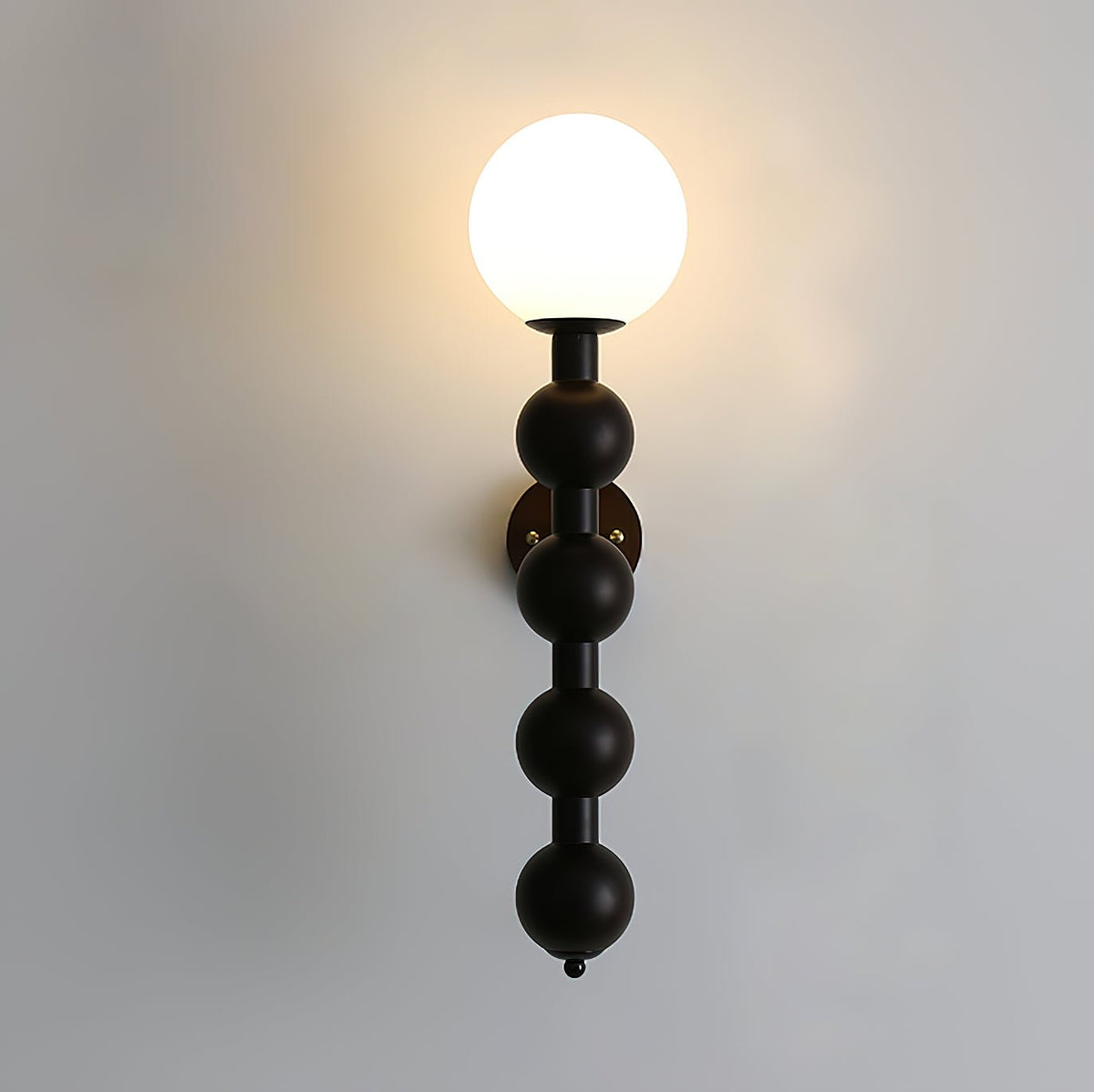 Olaeia Modern Minimalist Bubbly Wooden Glass Wall Lamp