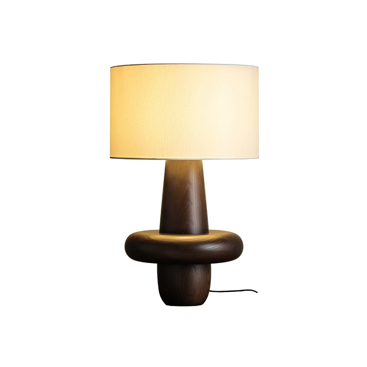 Ring Minimalist Wood Table Lamp