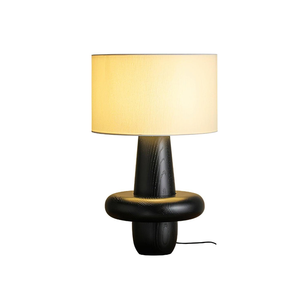 Ring Minimalist Wood Table Lamp