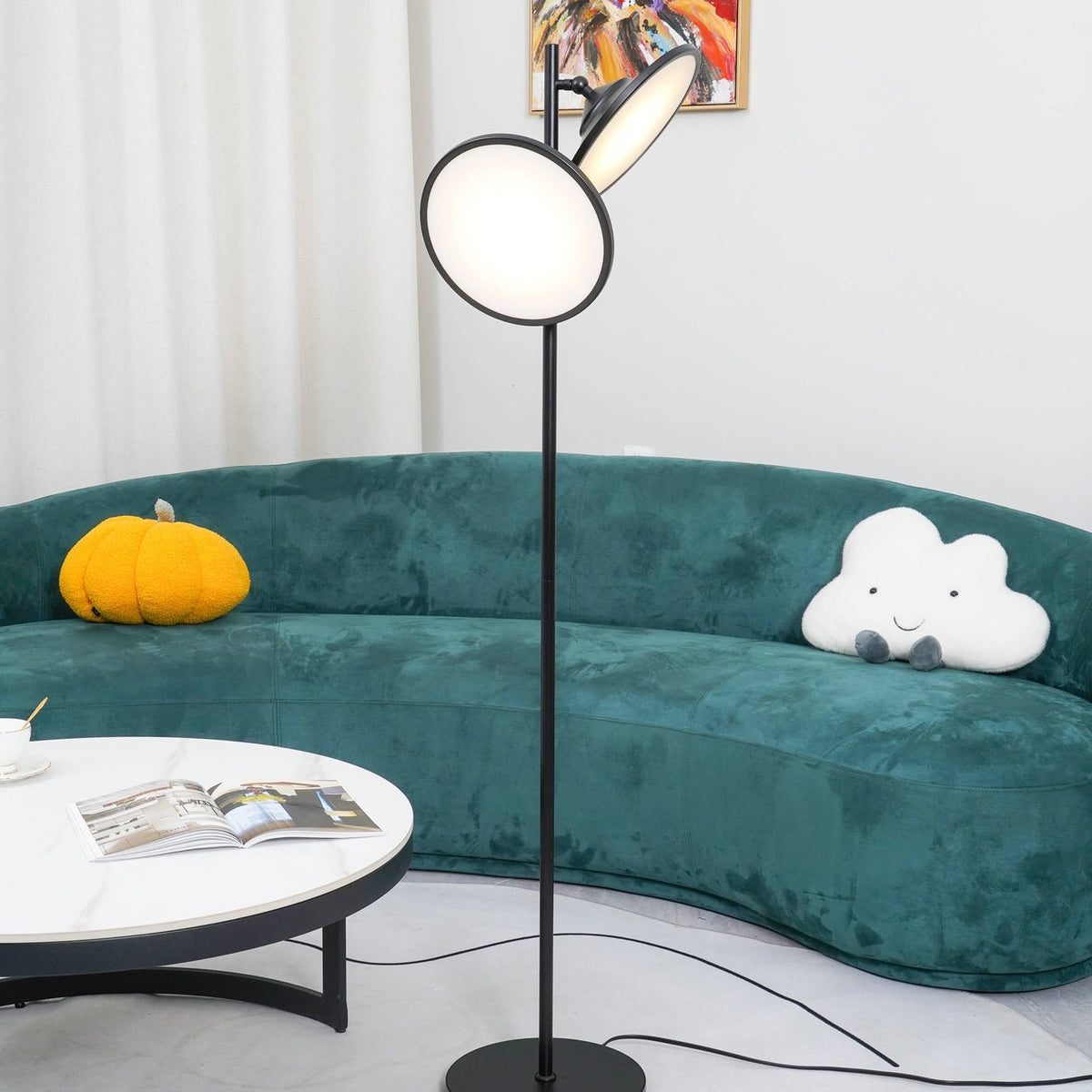 Eave Acrylic Artistic Floor Lamp