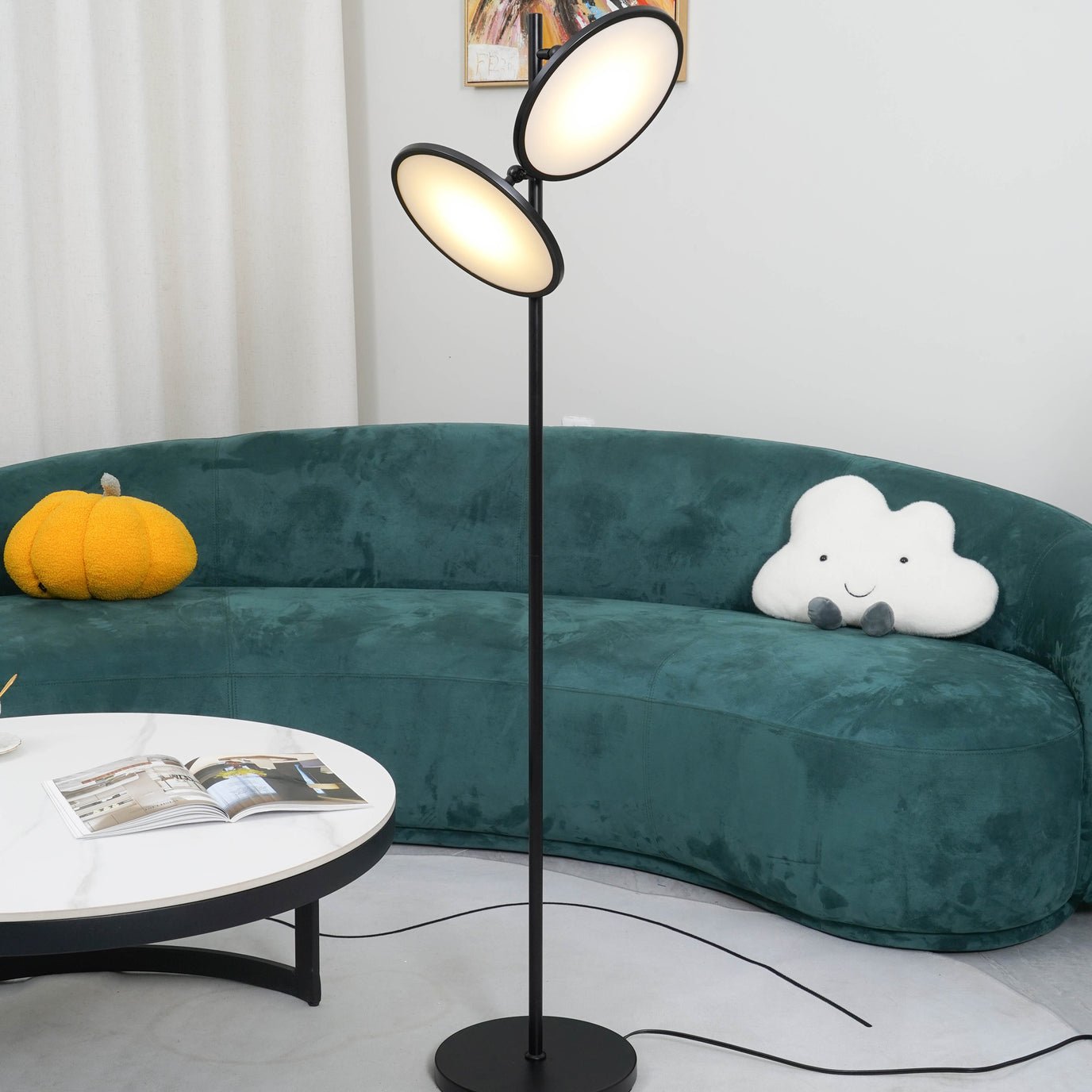 Eave Acrylic Artistic Floor Lamp