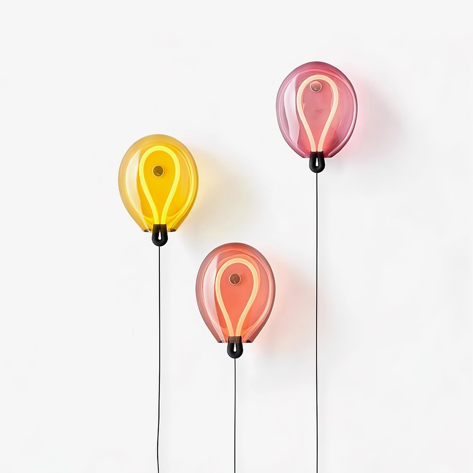 Lysolila Premium Nordic Art Glass Wall Light