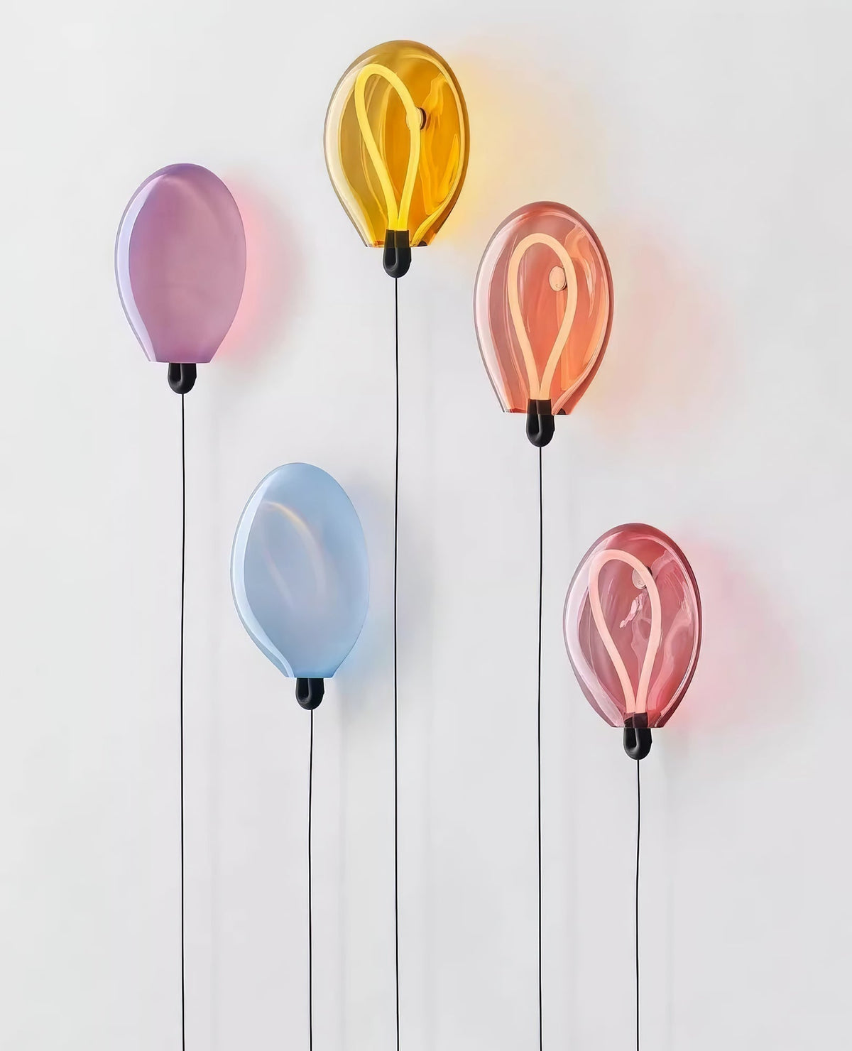 Lysolila Premium Nordic Art Glass Wall Light