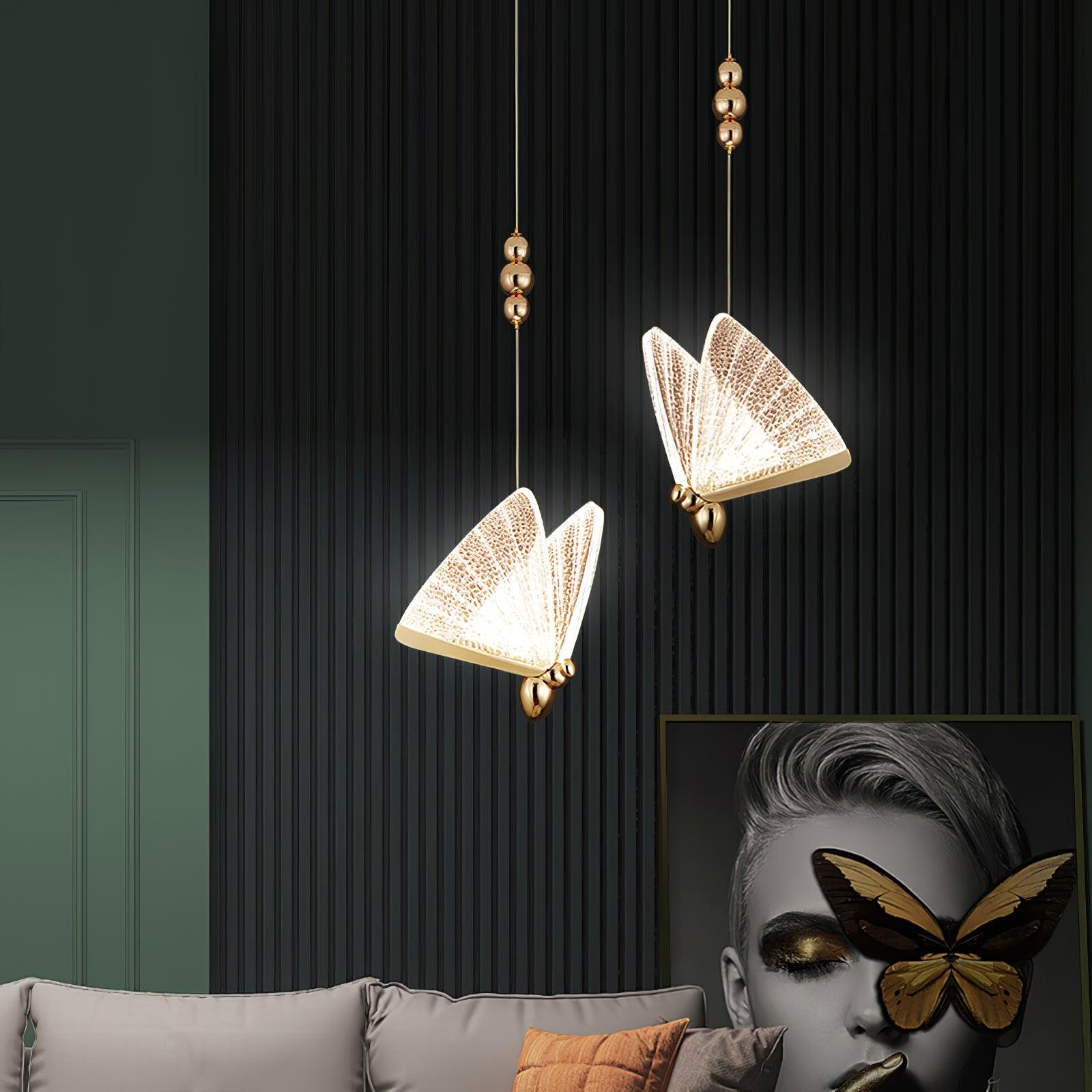 Elaaneria Modern Butterfly Pendant Light