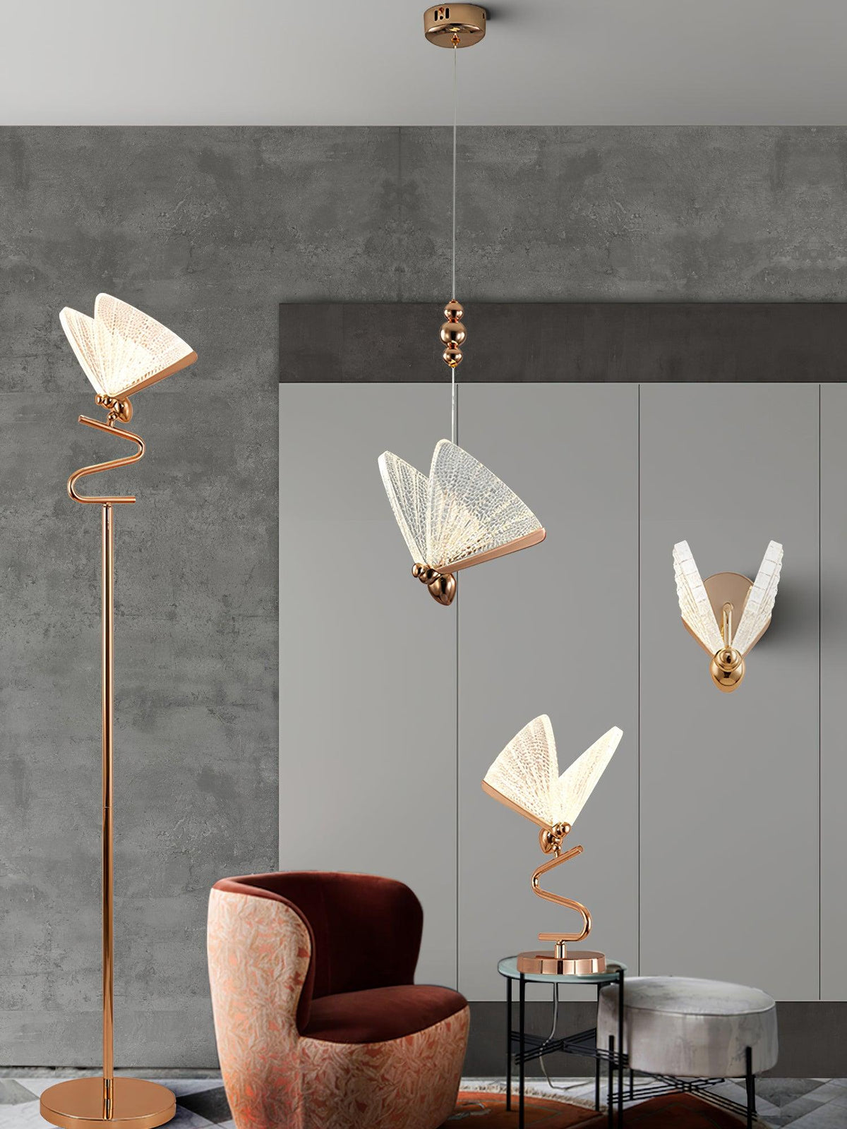 Elaaneria Modern Butterfly Pendant Light