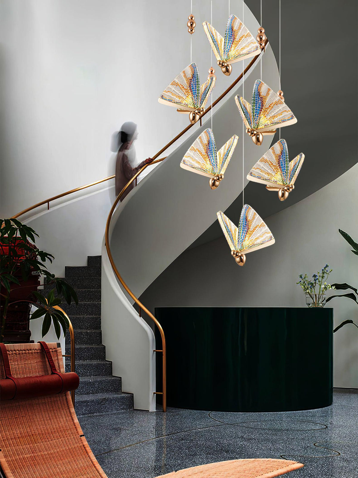 Elaaneria Modern Butterfly Pendant Light