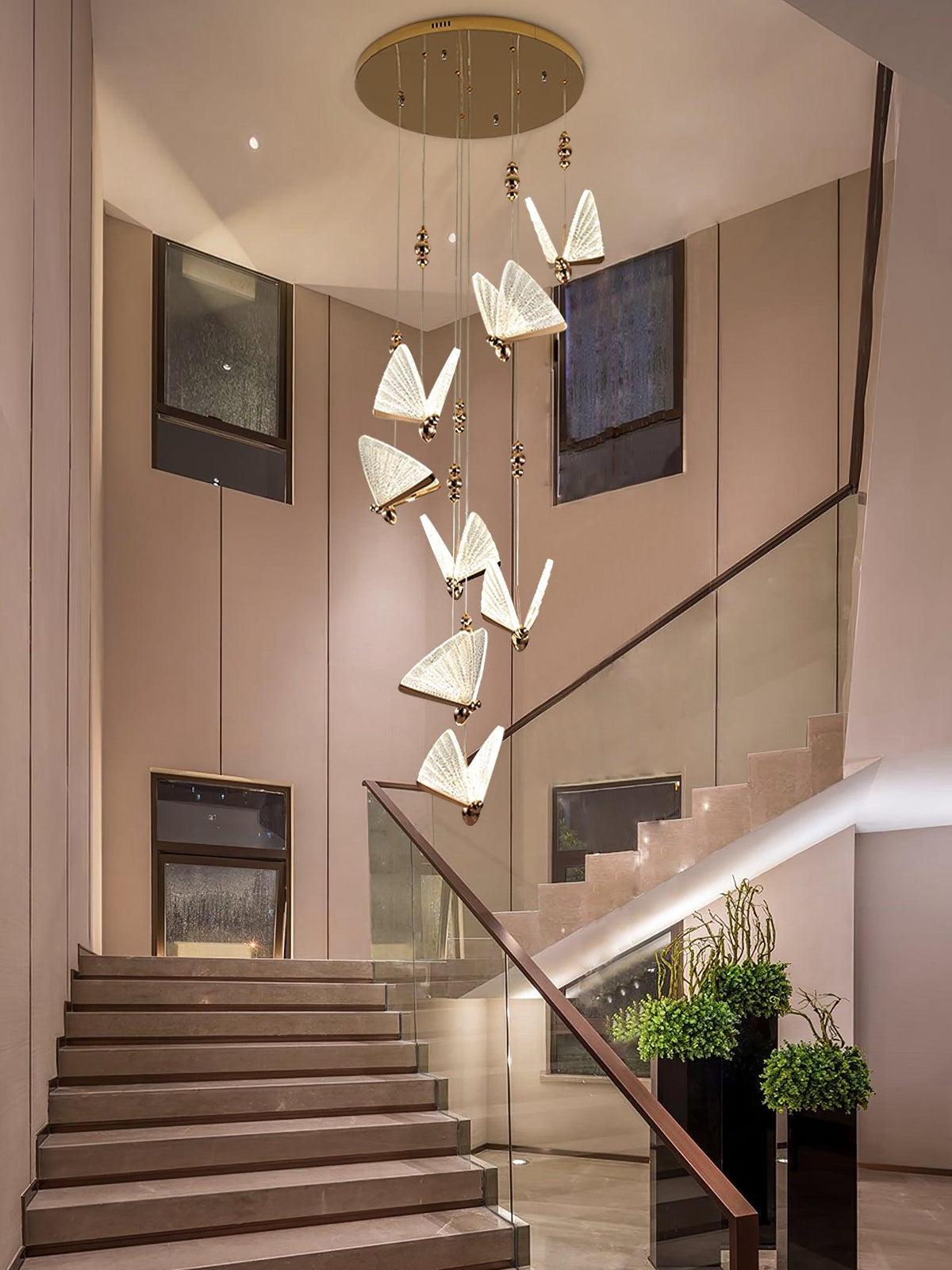Elaaneria Modern Butterfly Pendant Light
