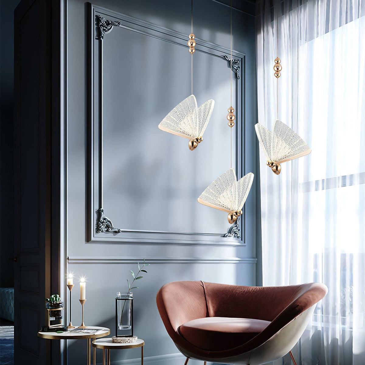 Elaaneria Modern Butterfly Pendant Light