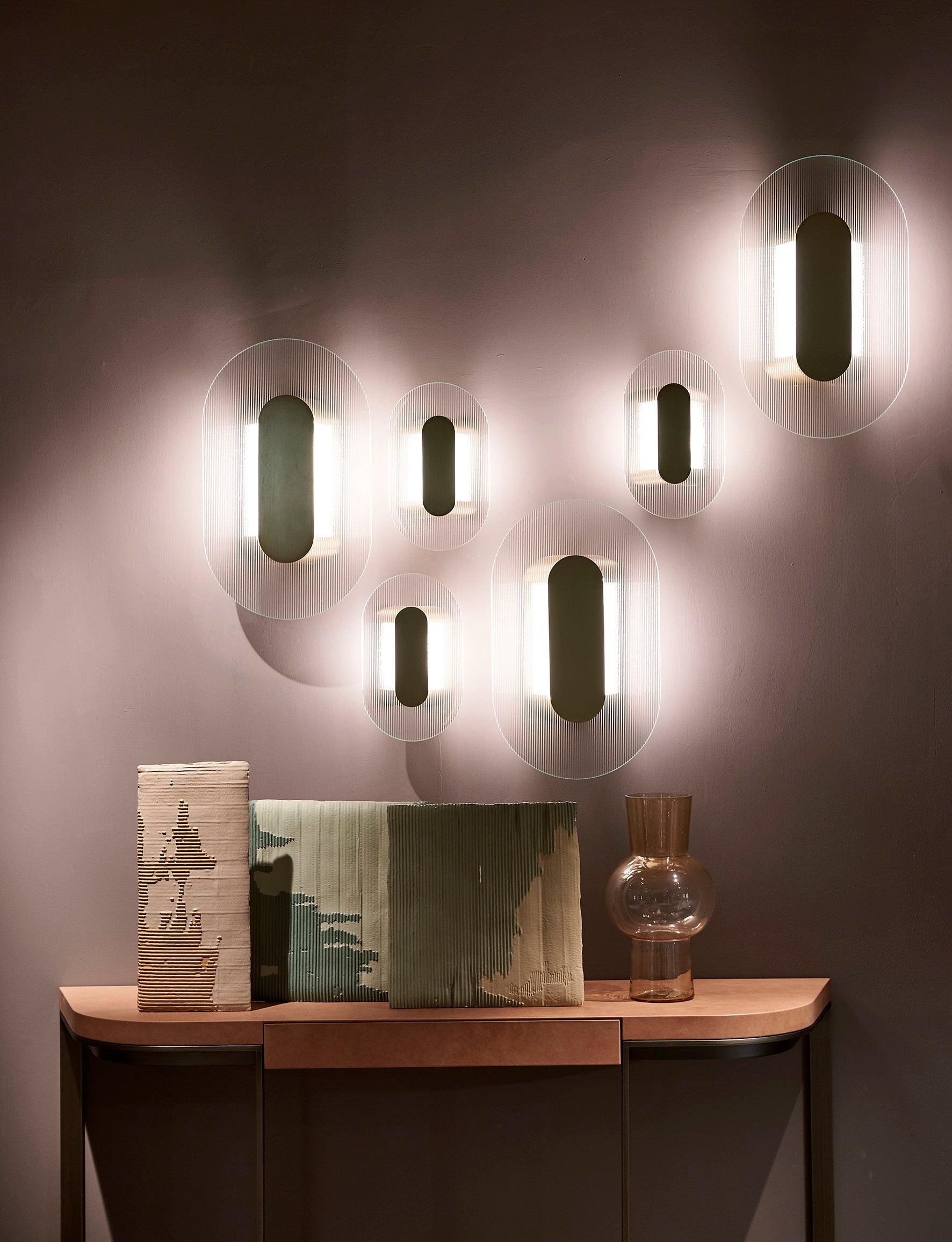 Dexven Premium Nordic Art Button Glass Wall Lamp