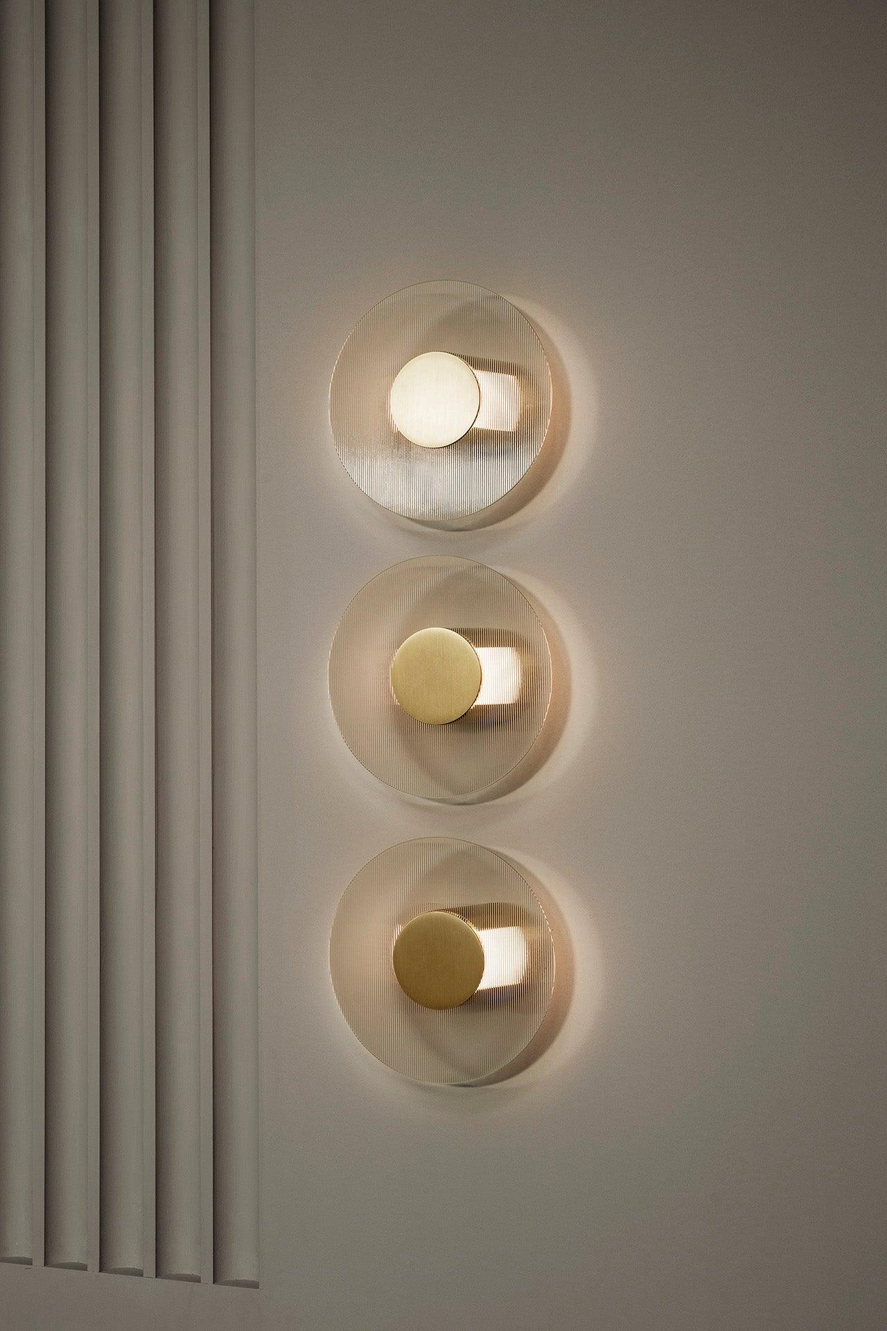 Dexven Premium Nordic Art Button Glass Wall Lamp
