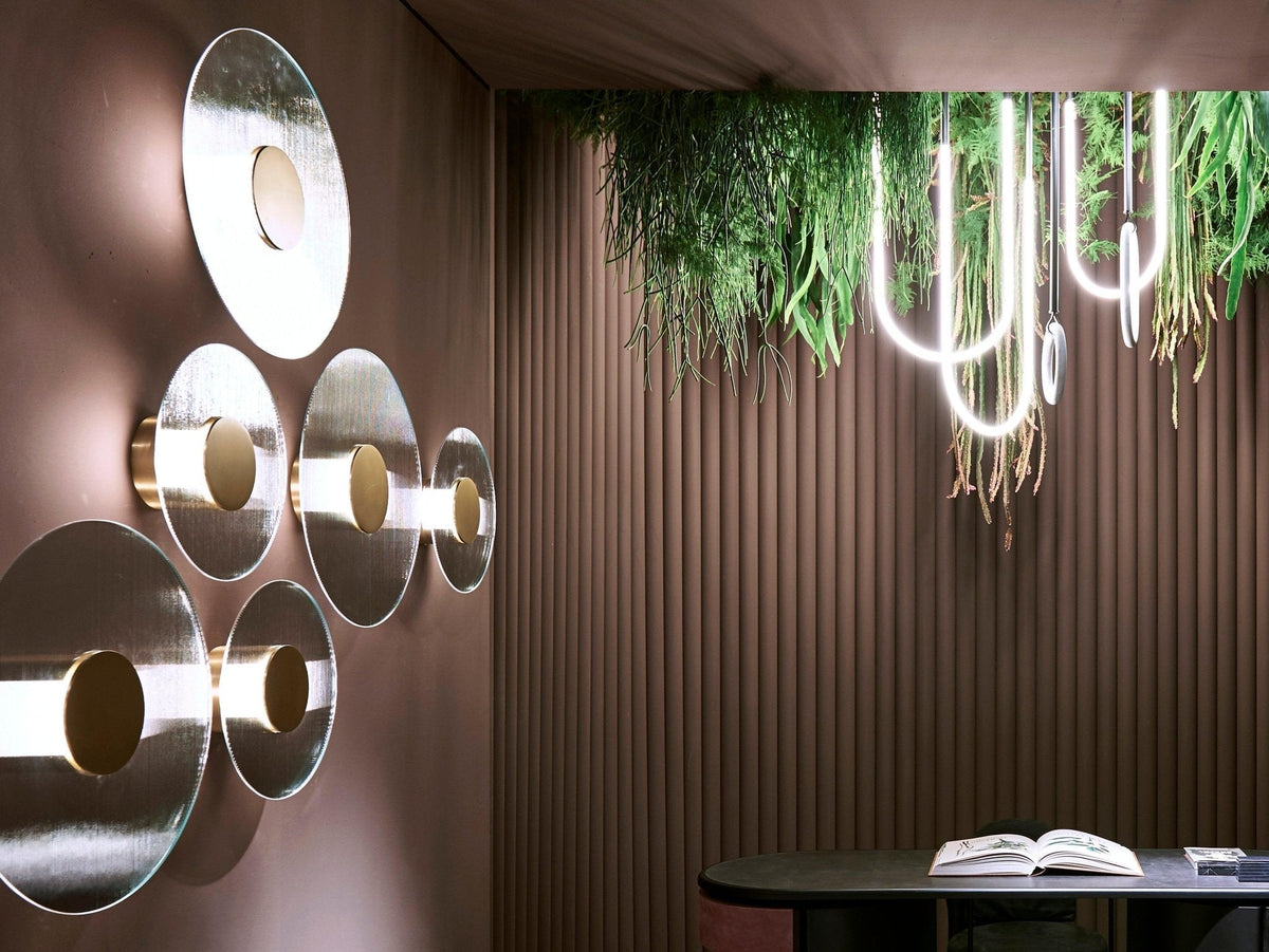 Dexven Premium Nordic Art Button Glass Wall Lamp