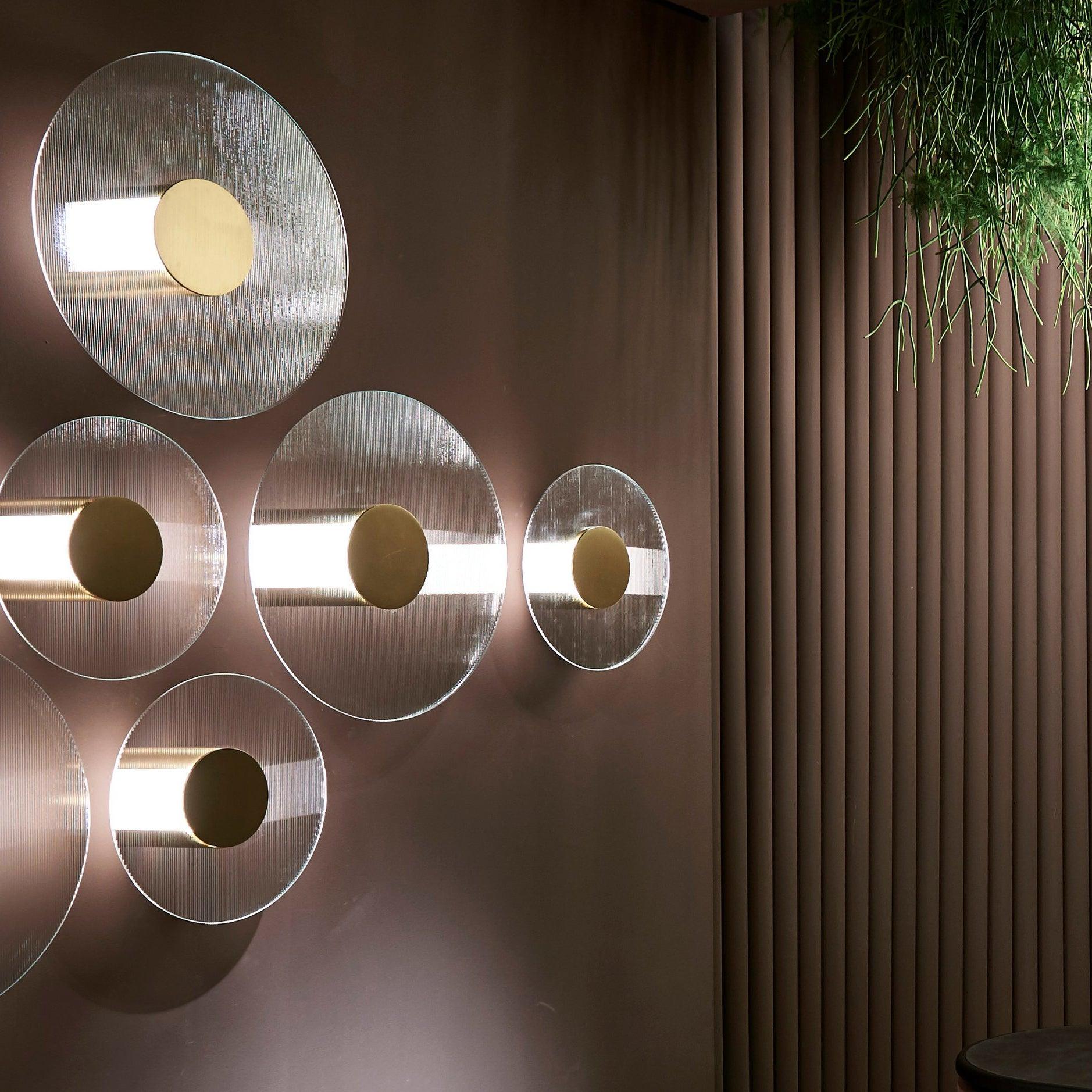 Dexven Premium Nordic Art Button Glass Wall Lamp