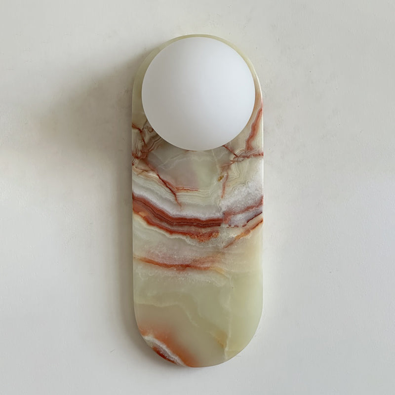 Idoraris Modern Minimalist Cyan Jade Sconce Wall Lamp - Neutral Decor