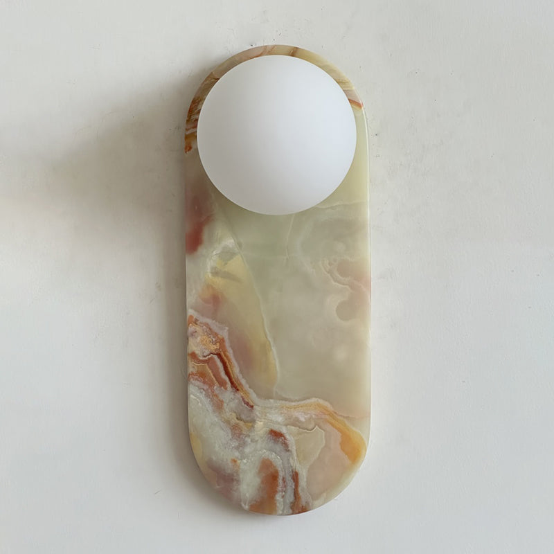 Idoraris Modern Minimalist Cyan Jade Sconce Wall Lamp - Neutral Decor
