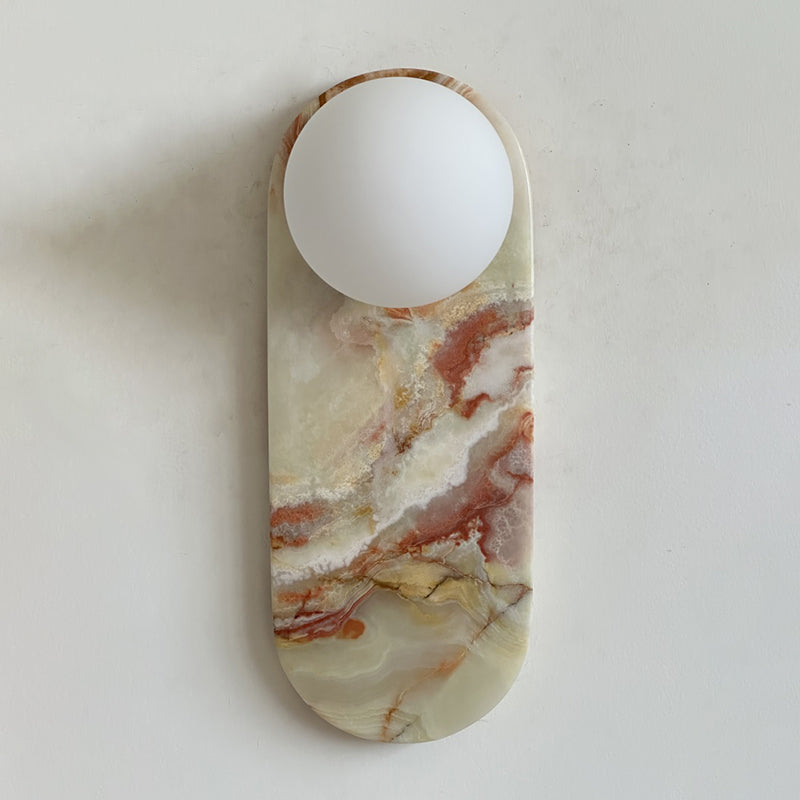 Idoraris Modern Minimalist Cyan Jade Sconce Wall Lamp - Neutral Decor
