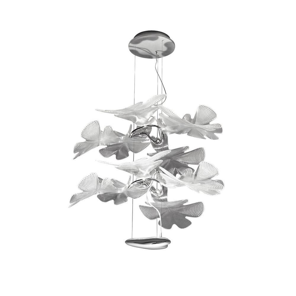 Ravis Chandelier Suspension Clear Leaf