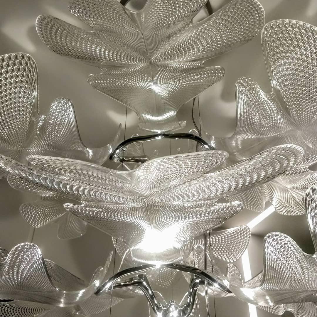 Ravis Chandelier Suspension Clear Leaf