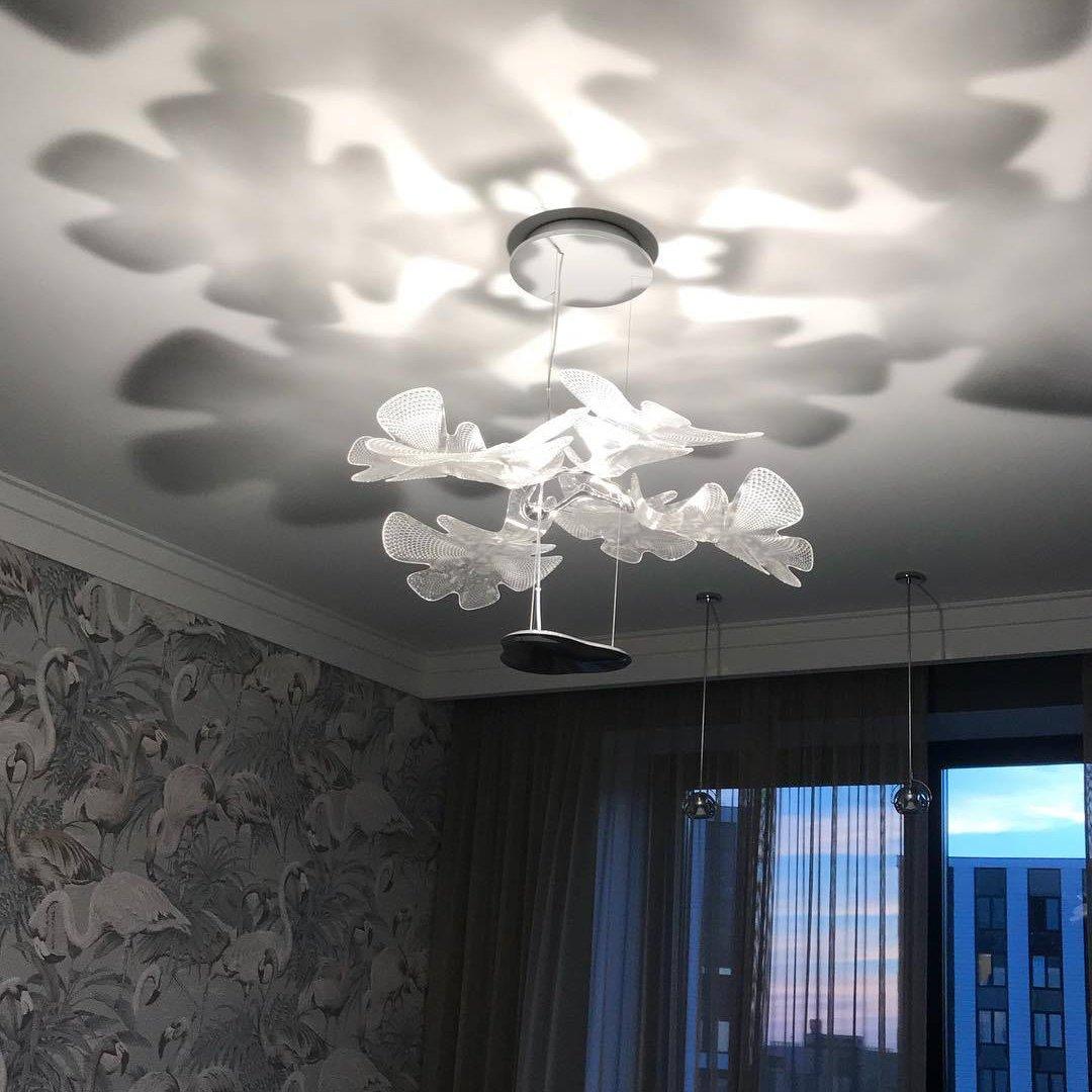 Ravis Chandelier Suspension Clear Leaf