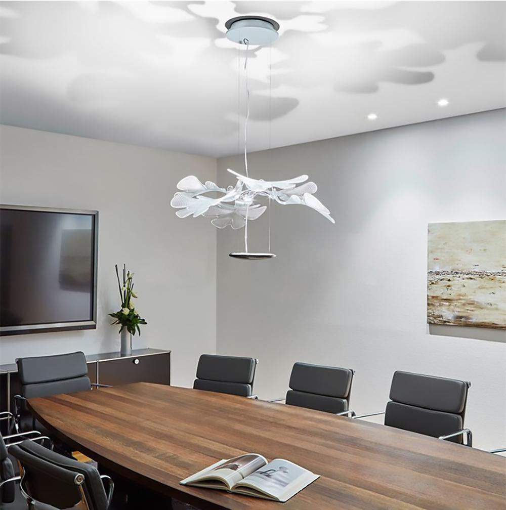 Ravis Chandelier Suspension Clear Leaf
