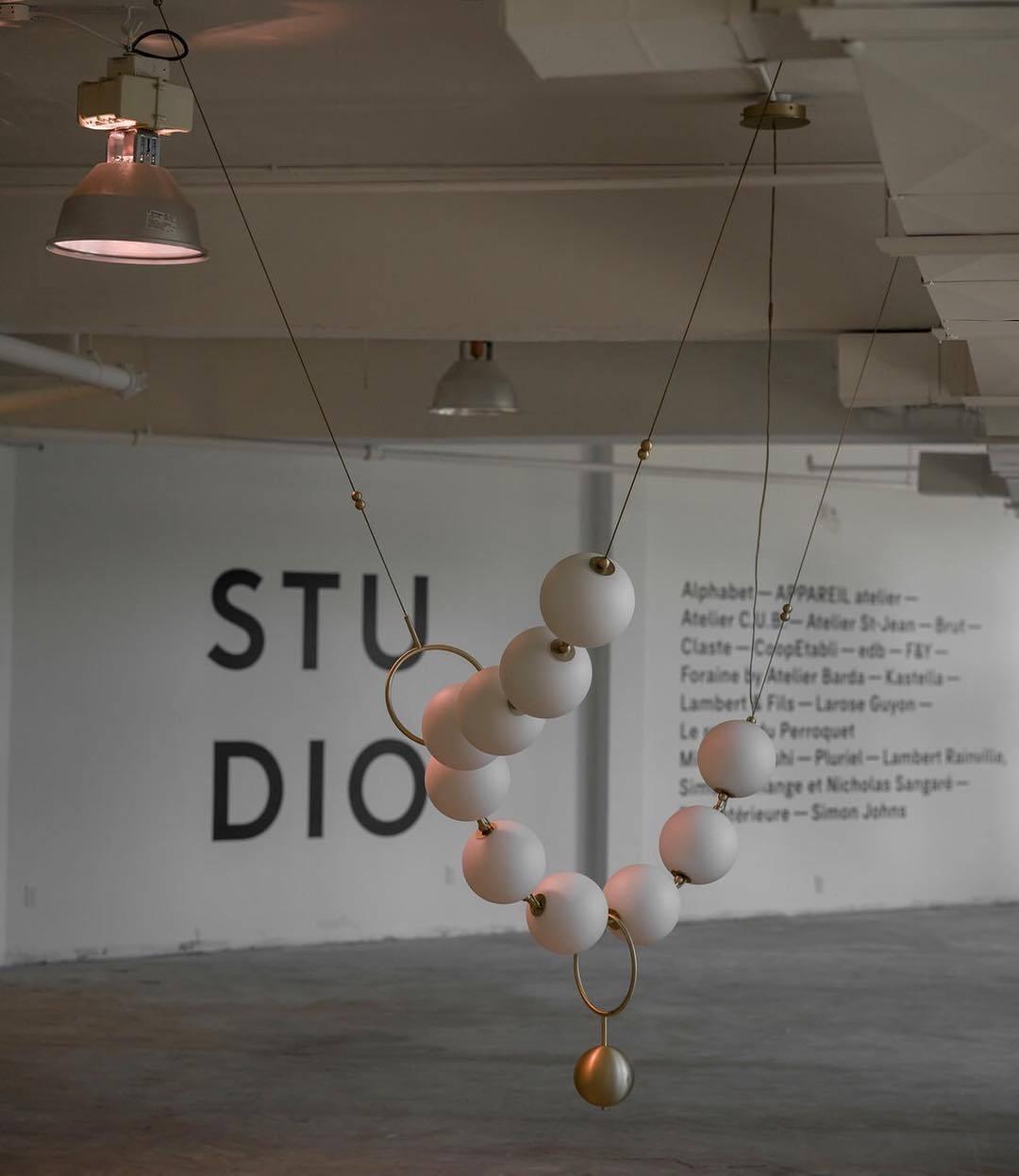 Lustra Pendant Lamp Necklace Glass - Neutral Decor