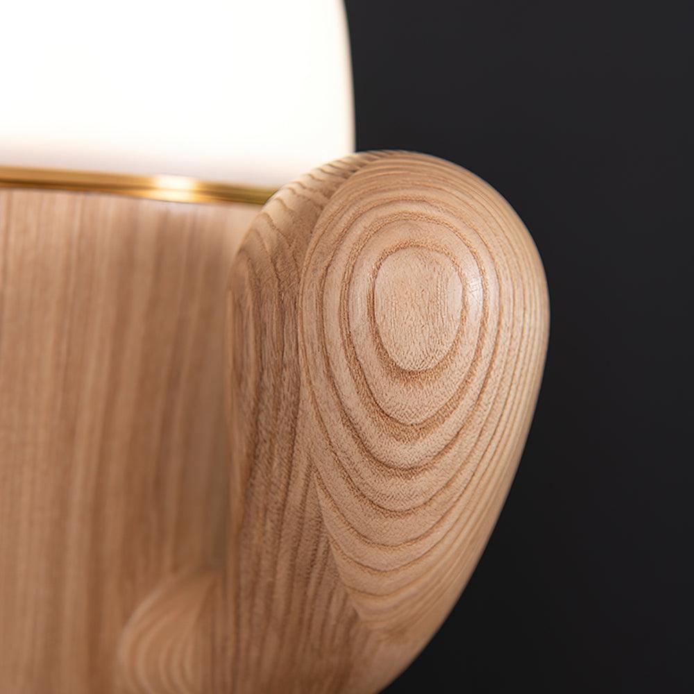 Solivice Wooden Whimsical Table Lamp