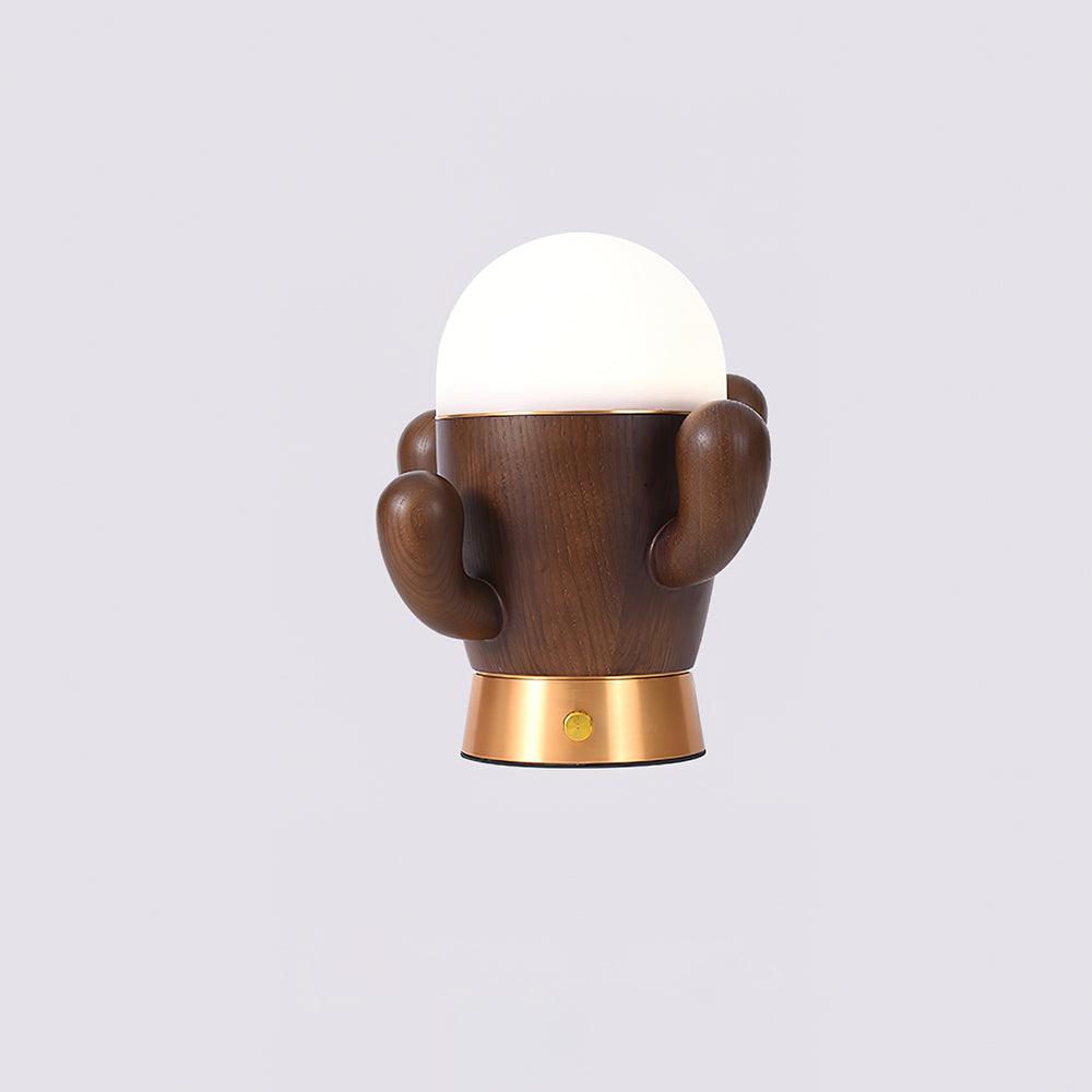 Solivice Wooden Whimsical Table Lamp