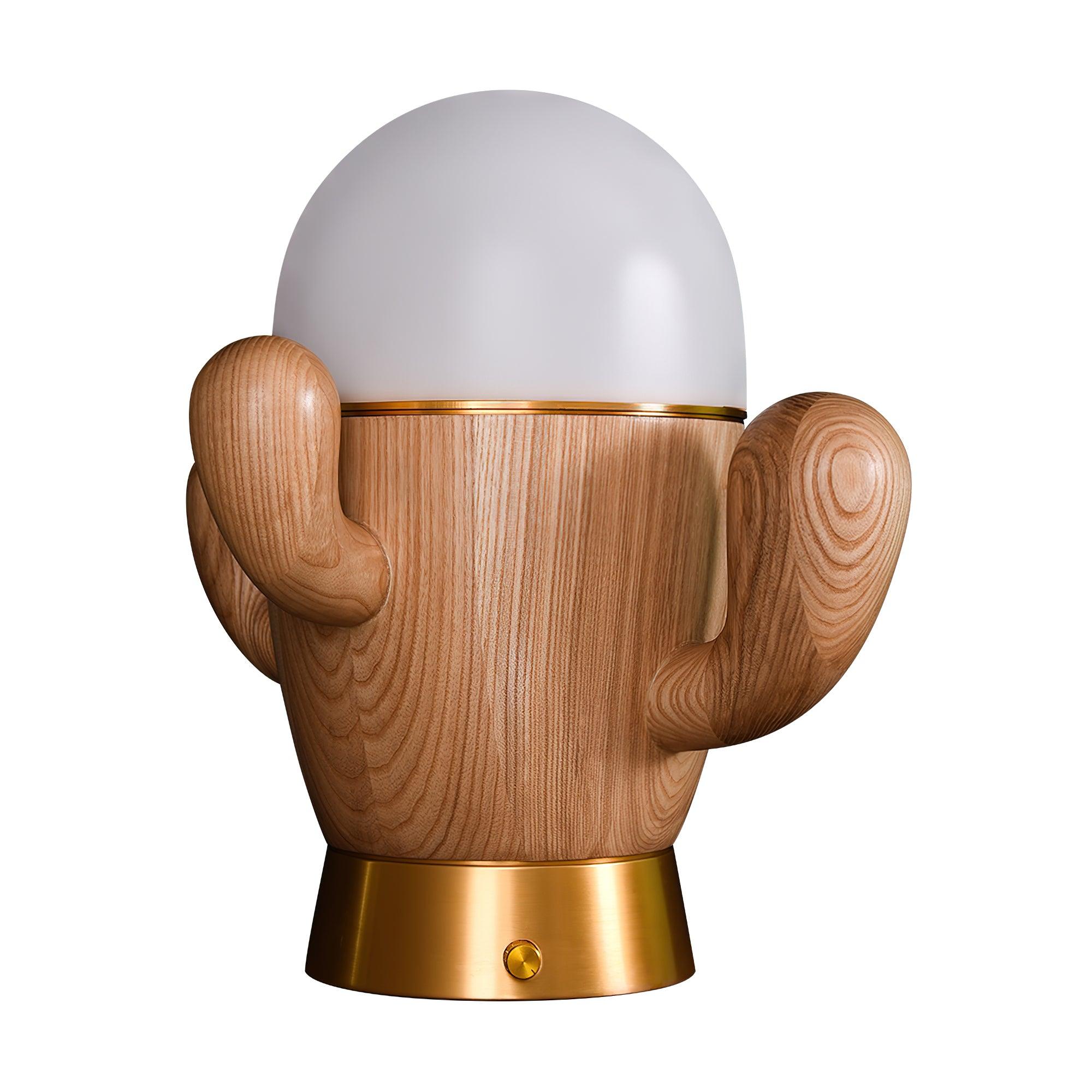 Solivice Wooden Whimsical Table Lamp
