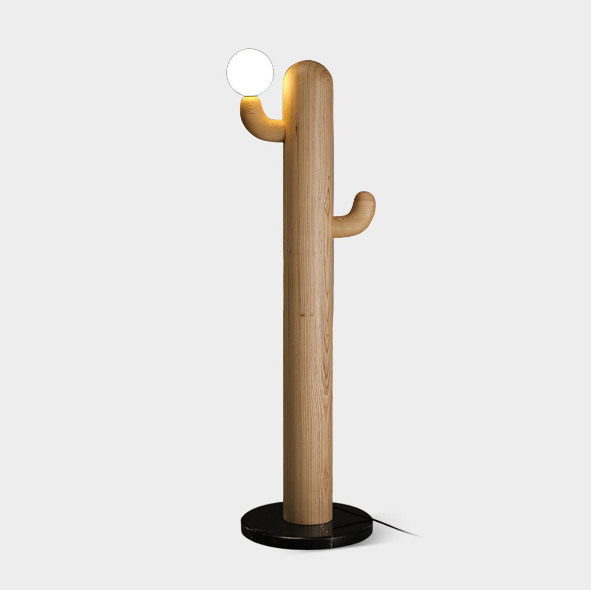 Blaze Cactus Wood Floor Lamp