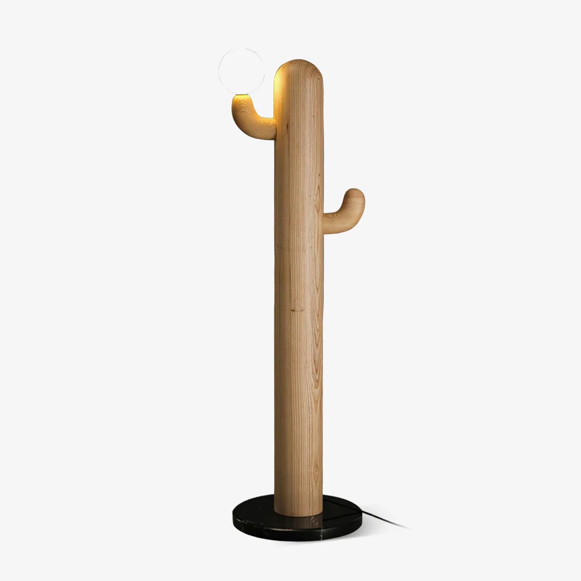 Blaze Cactus Wood Floor Lamp