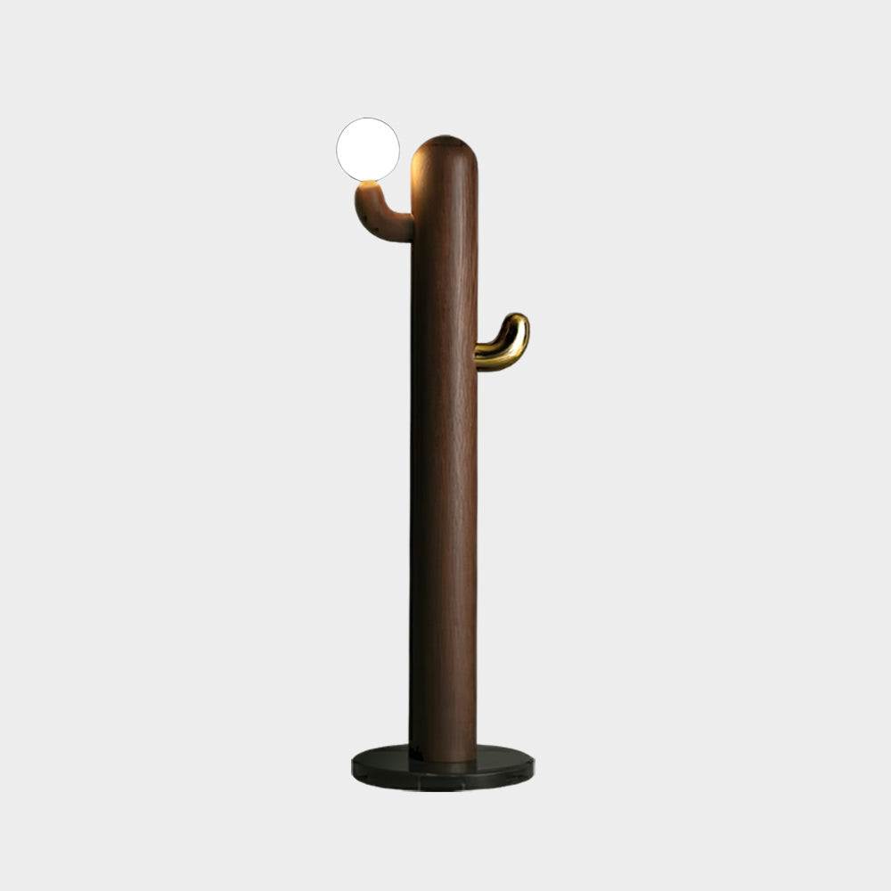 Blaze Cactus Wood Floor Lamp