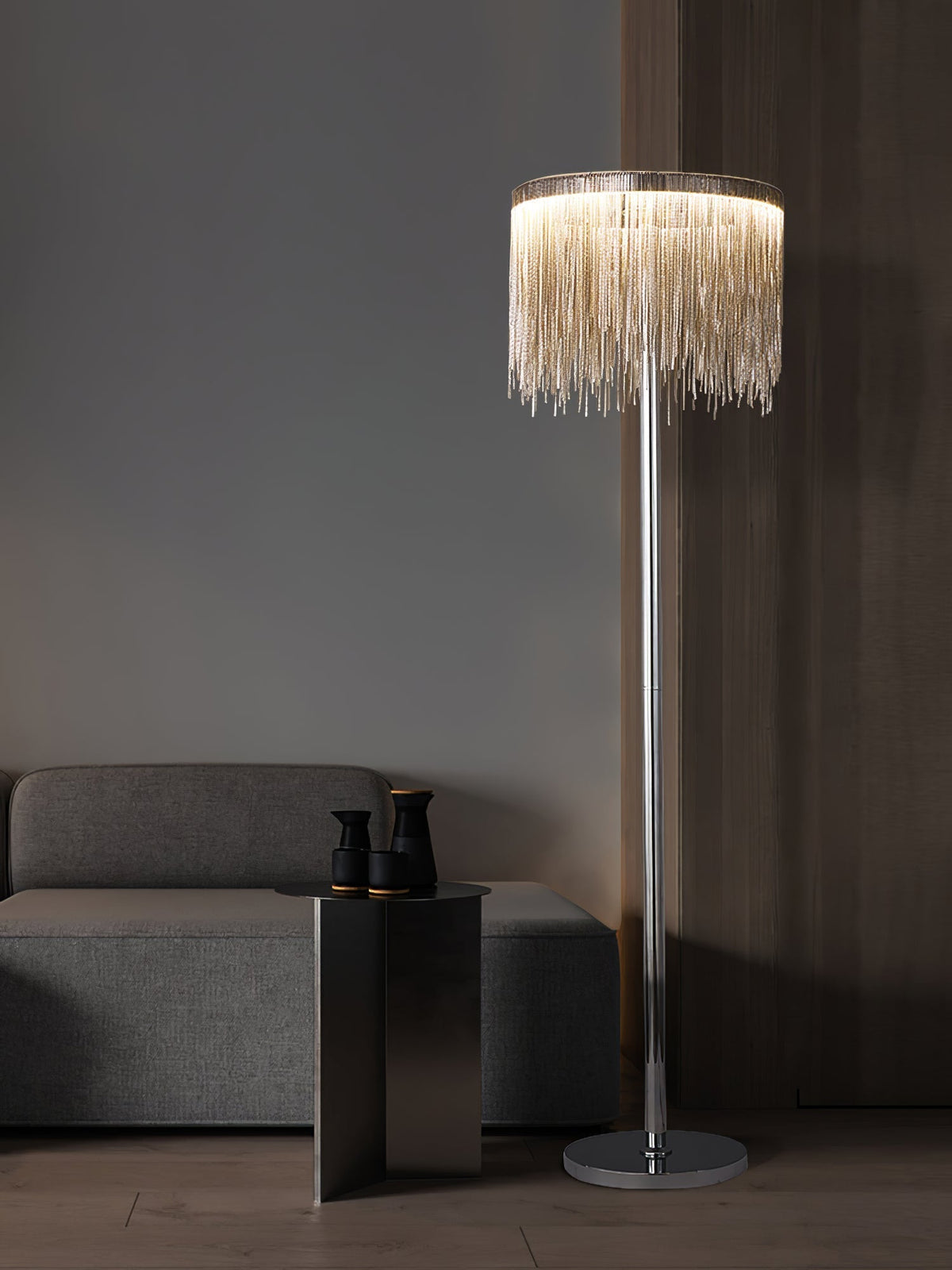 Fringe Cadena Tassel Floor Lamp