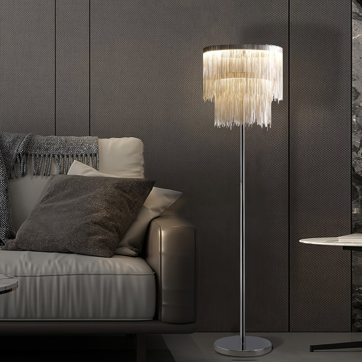 Fringe Cadena Tassel Floor Lamp