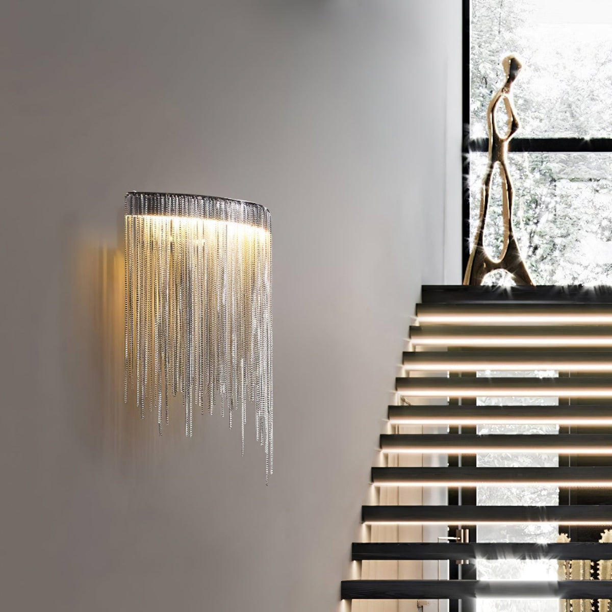 Gove Steel Elegant Wall Lamp