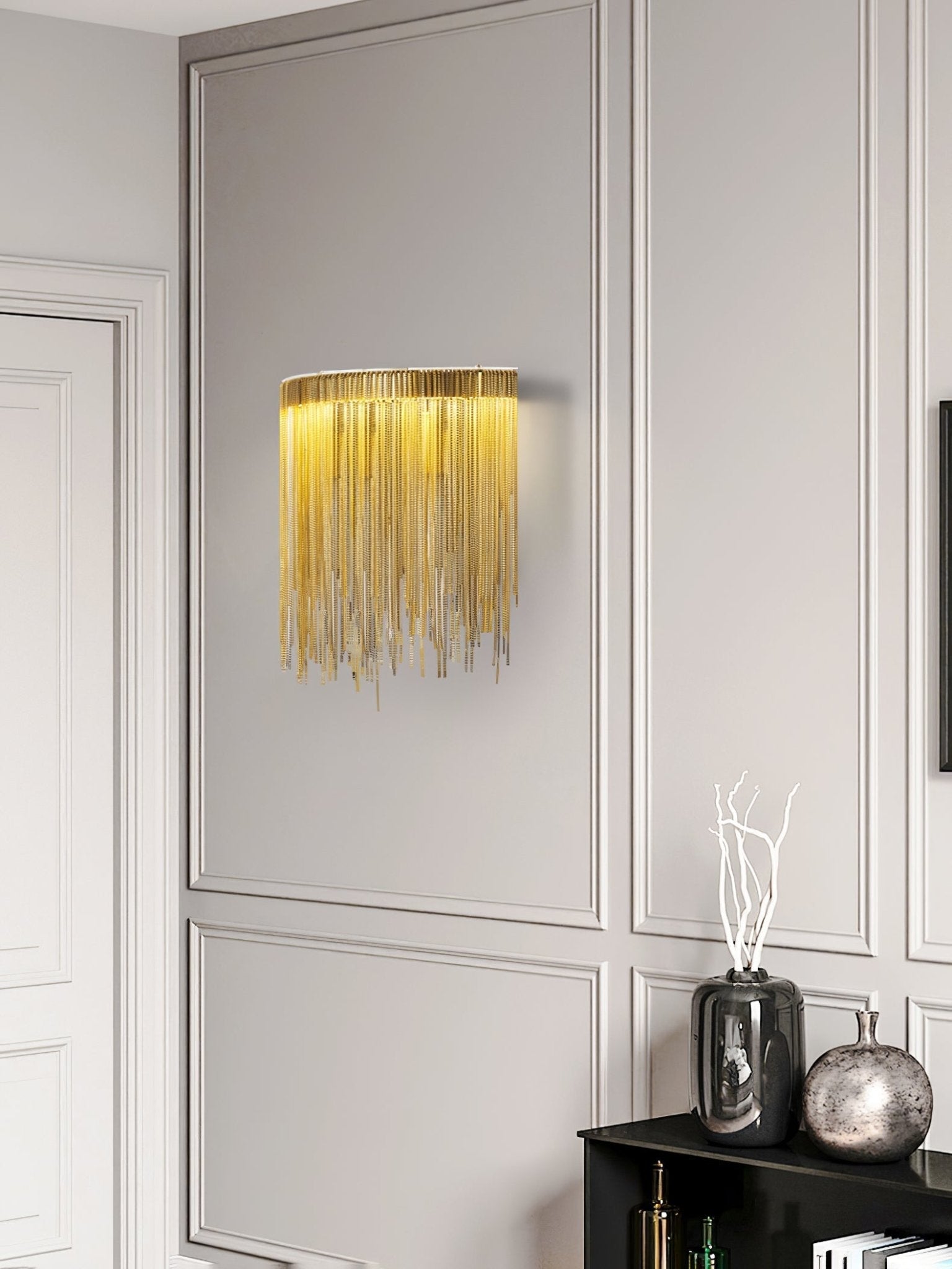 Gove Steel Elegant Wall Lamp