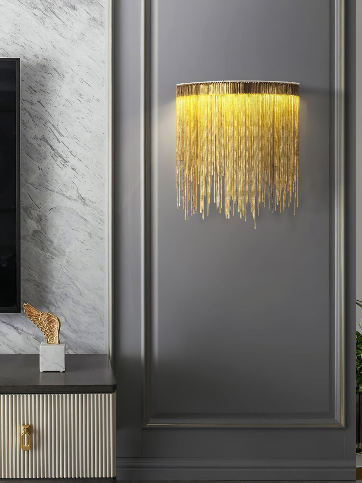 Gove Steel Elegant Wall Lamp