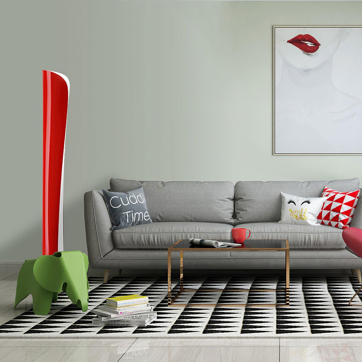 Cirvel Aluminum Futuristic Floor Lamp