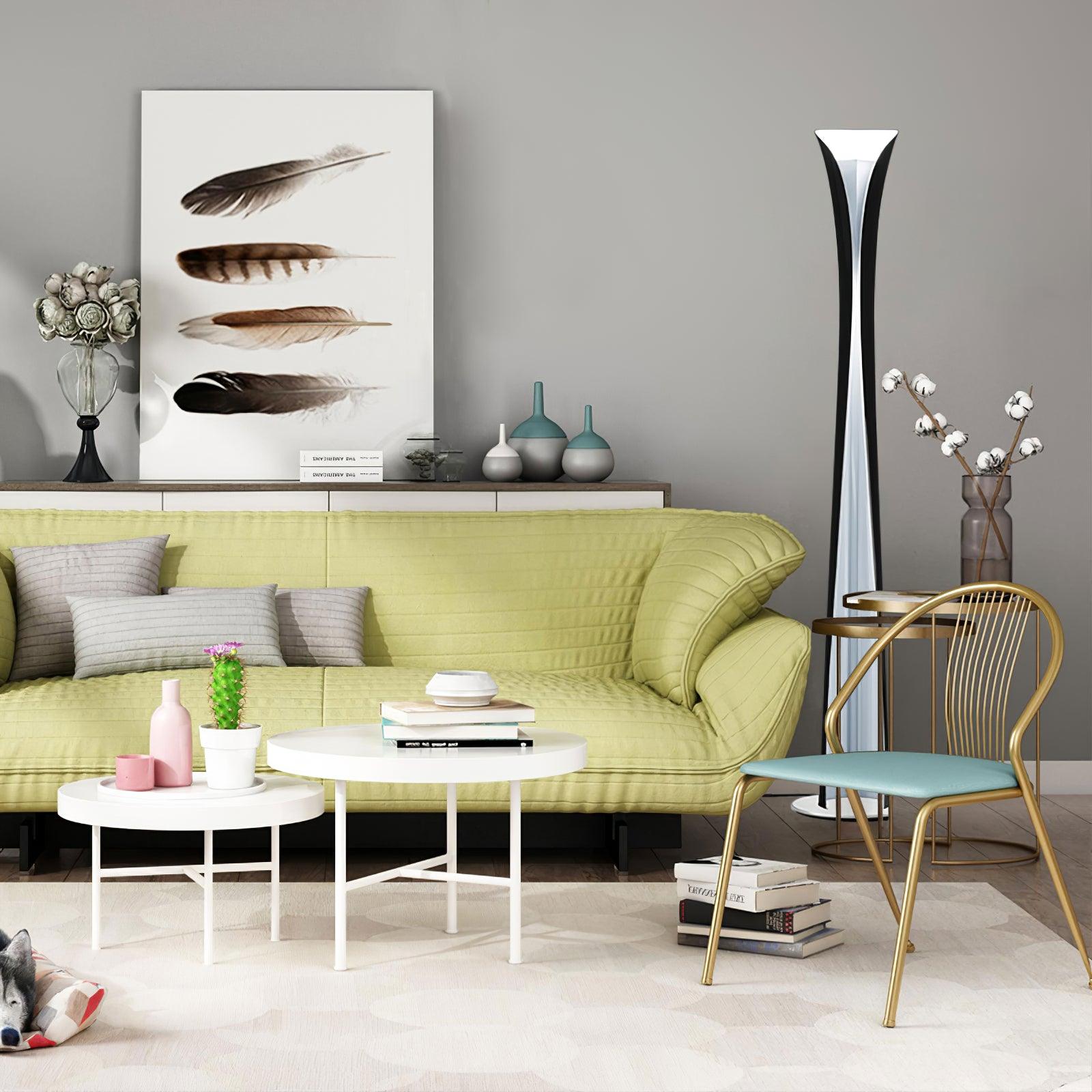 Cirvel Aluminum Futuristic Floor Lamp