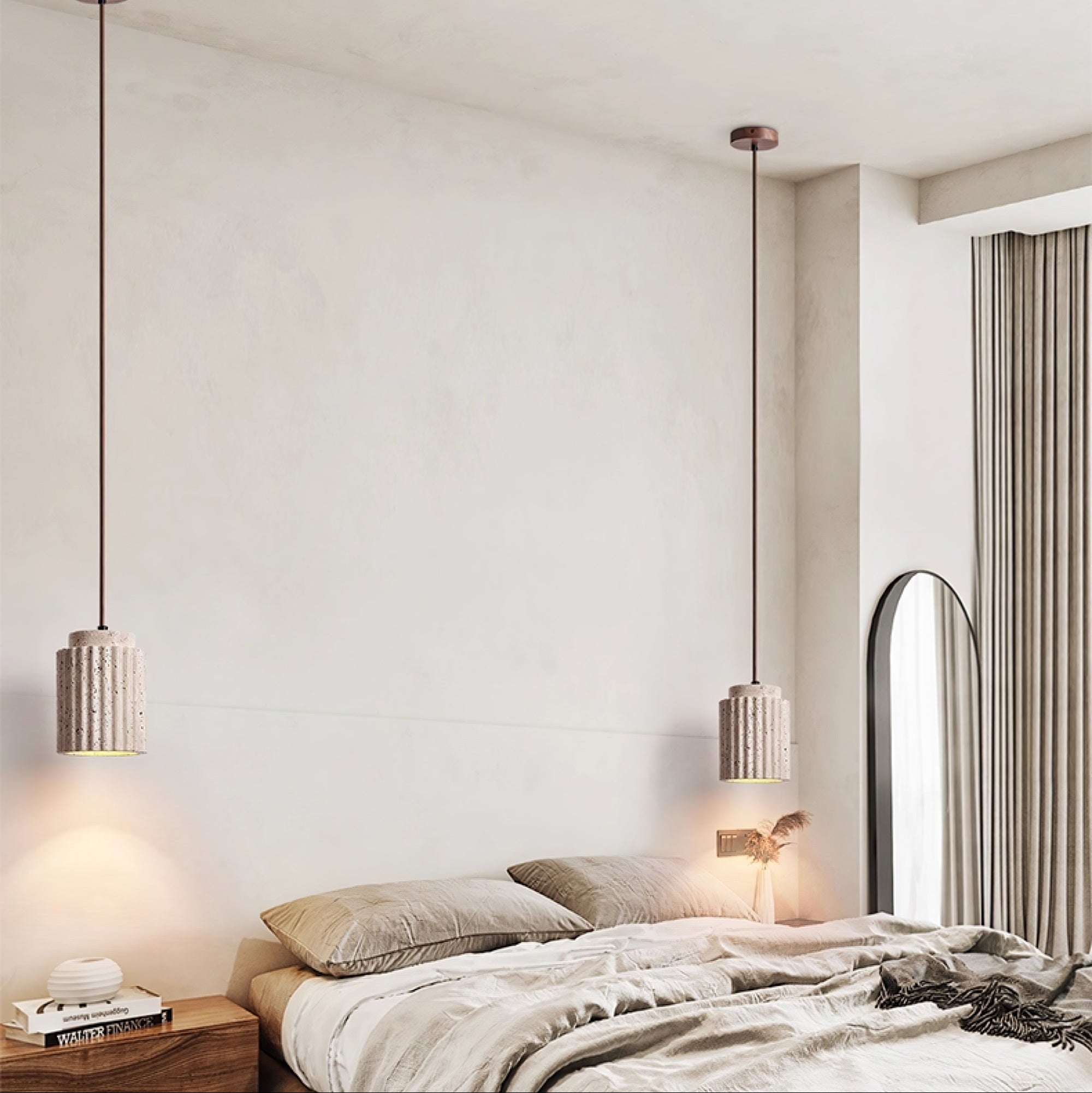Serinaya Travertine Pendant Light