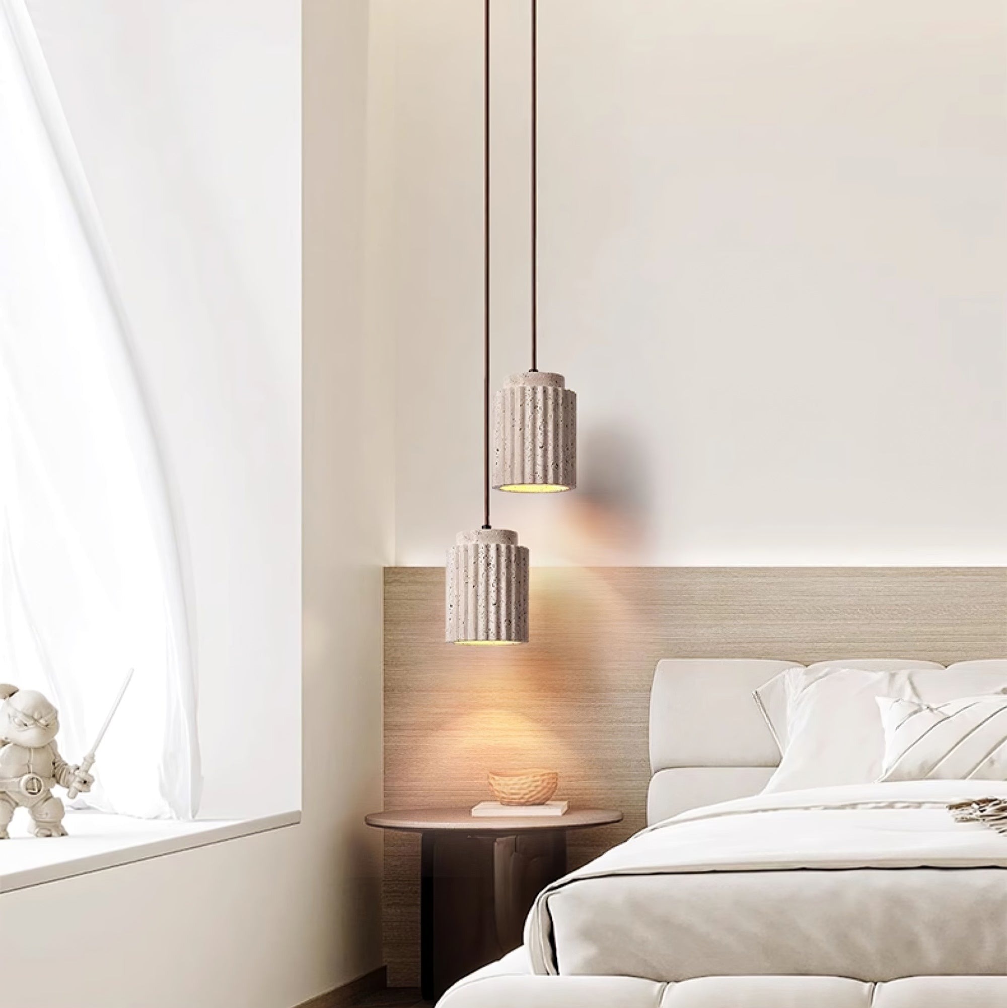 Serinaya Travertine Pendant Light