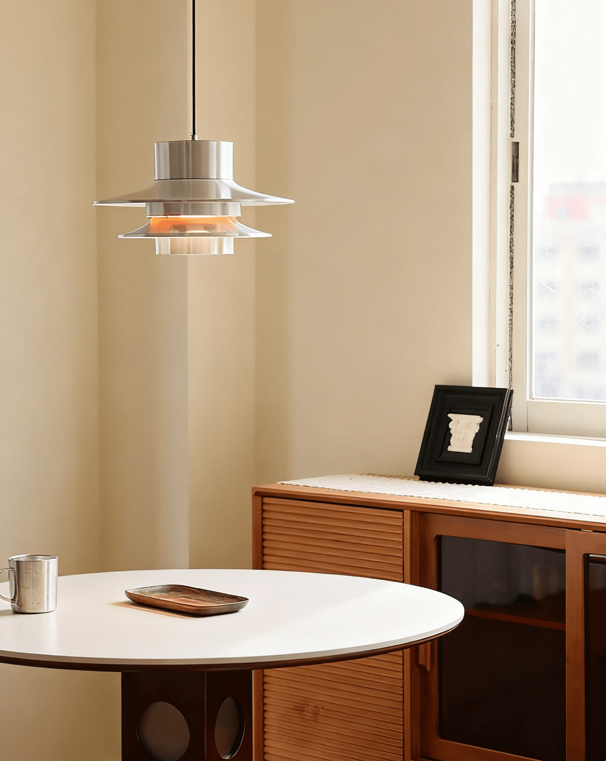 Ulux Chrome Pendant Light
