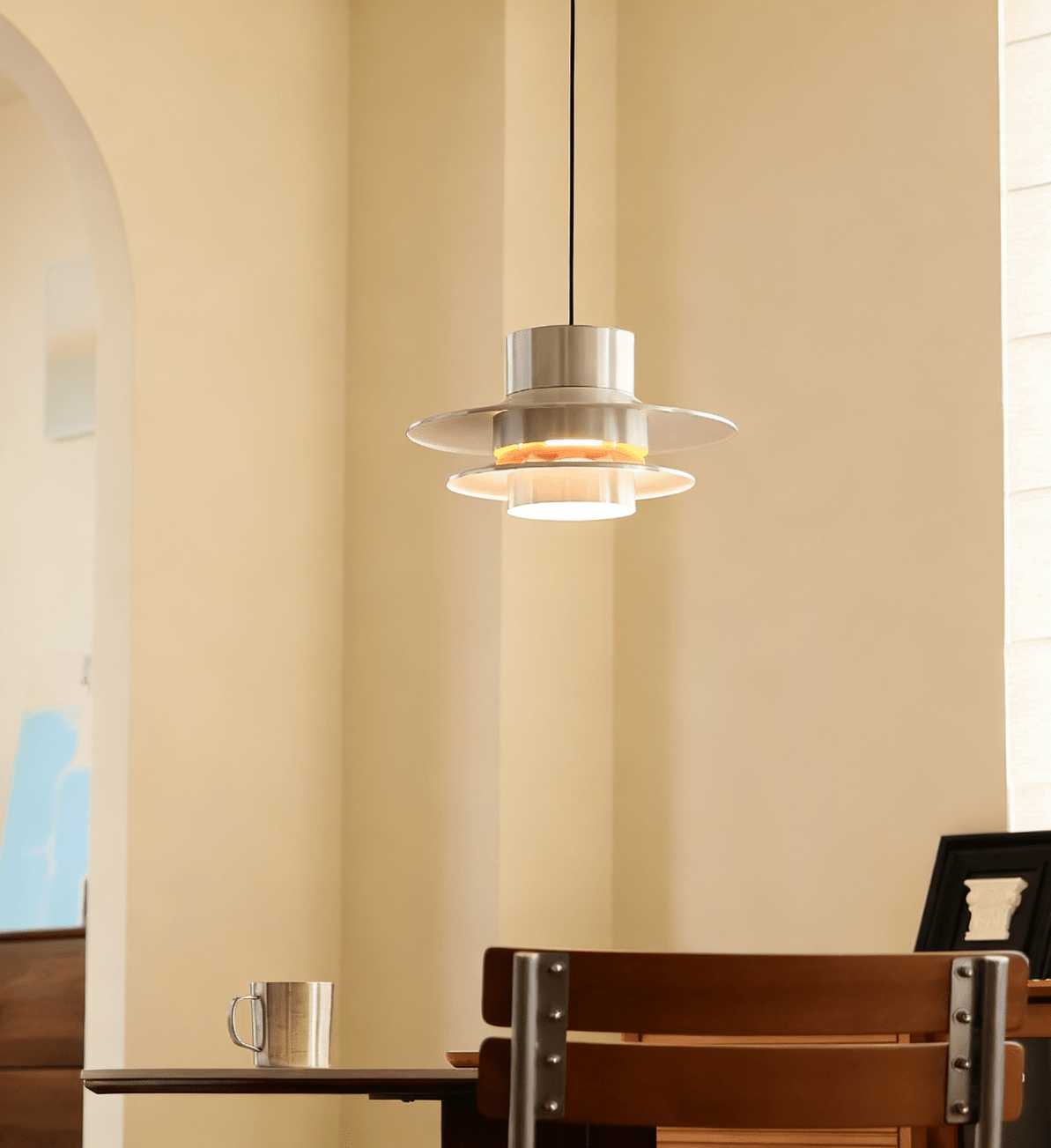 Ulux Chrome Pendant Light