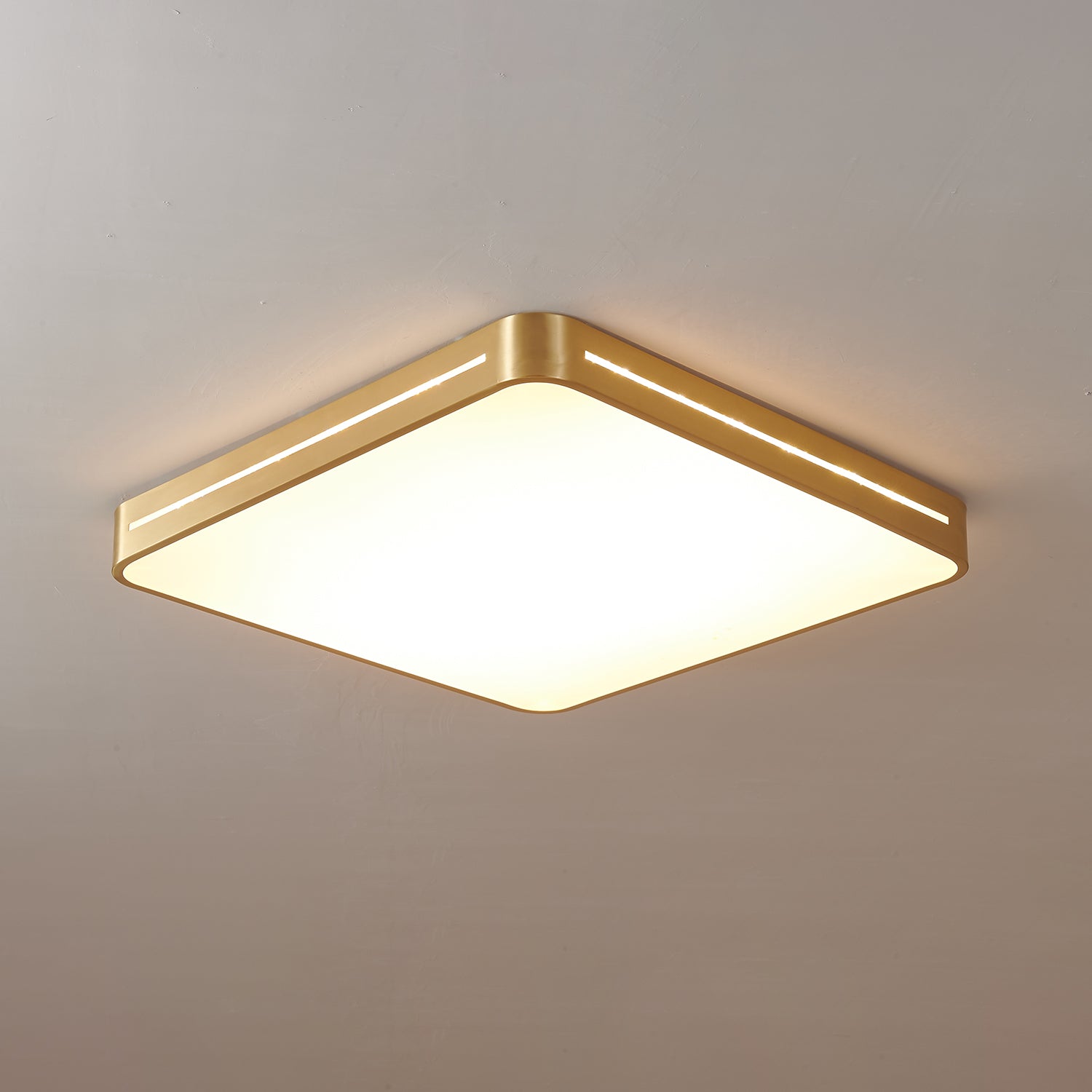 Eurcarara Modern Minimalist Brass Ceiling Light