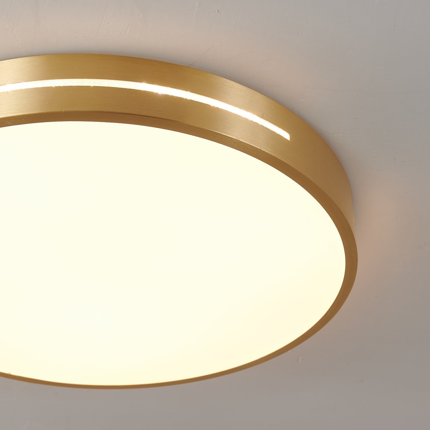 Eurcarara Modern Minimalist Brass Ceiling Light