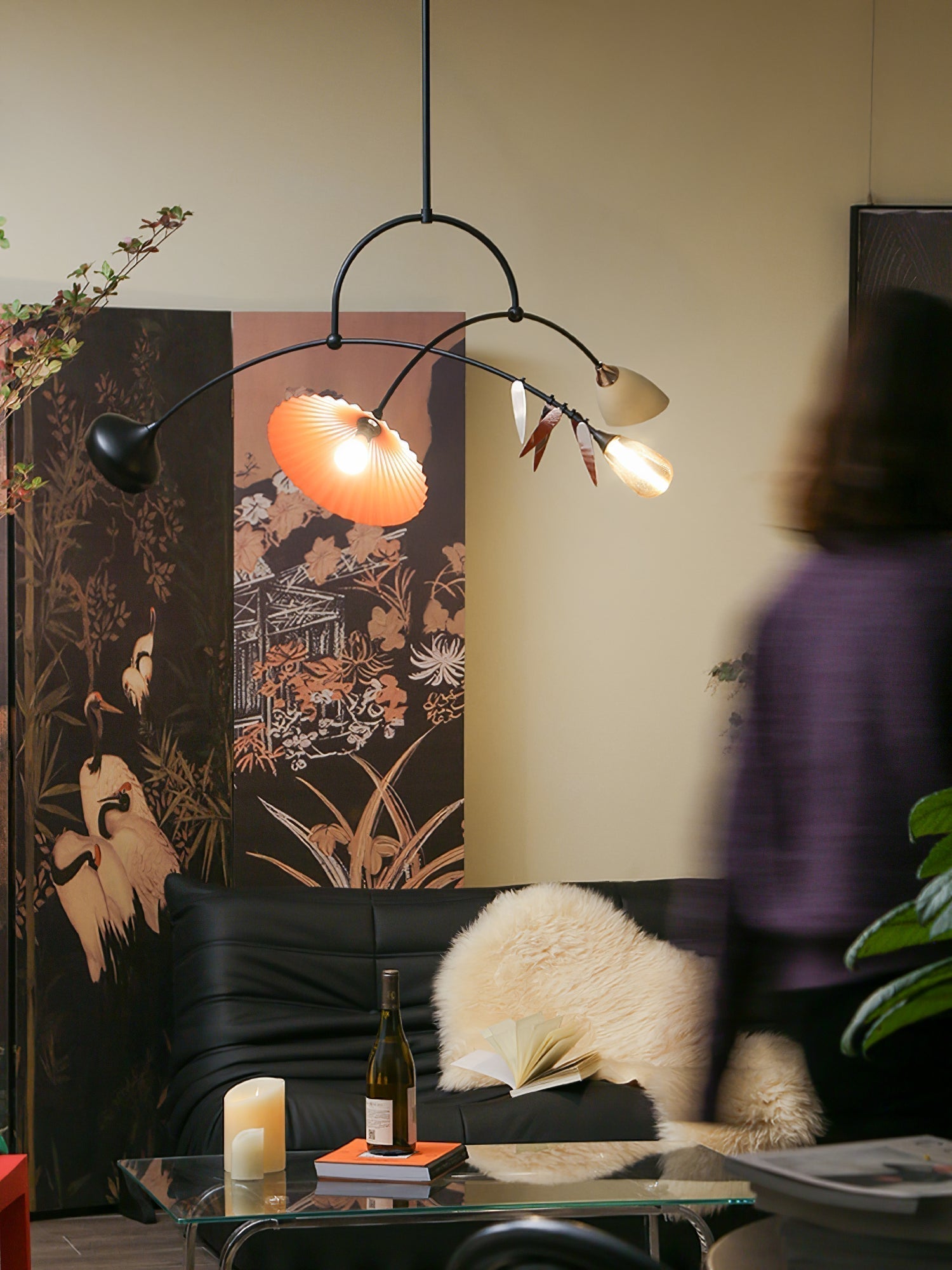 FloraCurv Glass Artisan Pendant Light