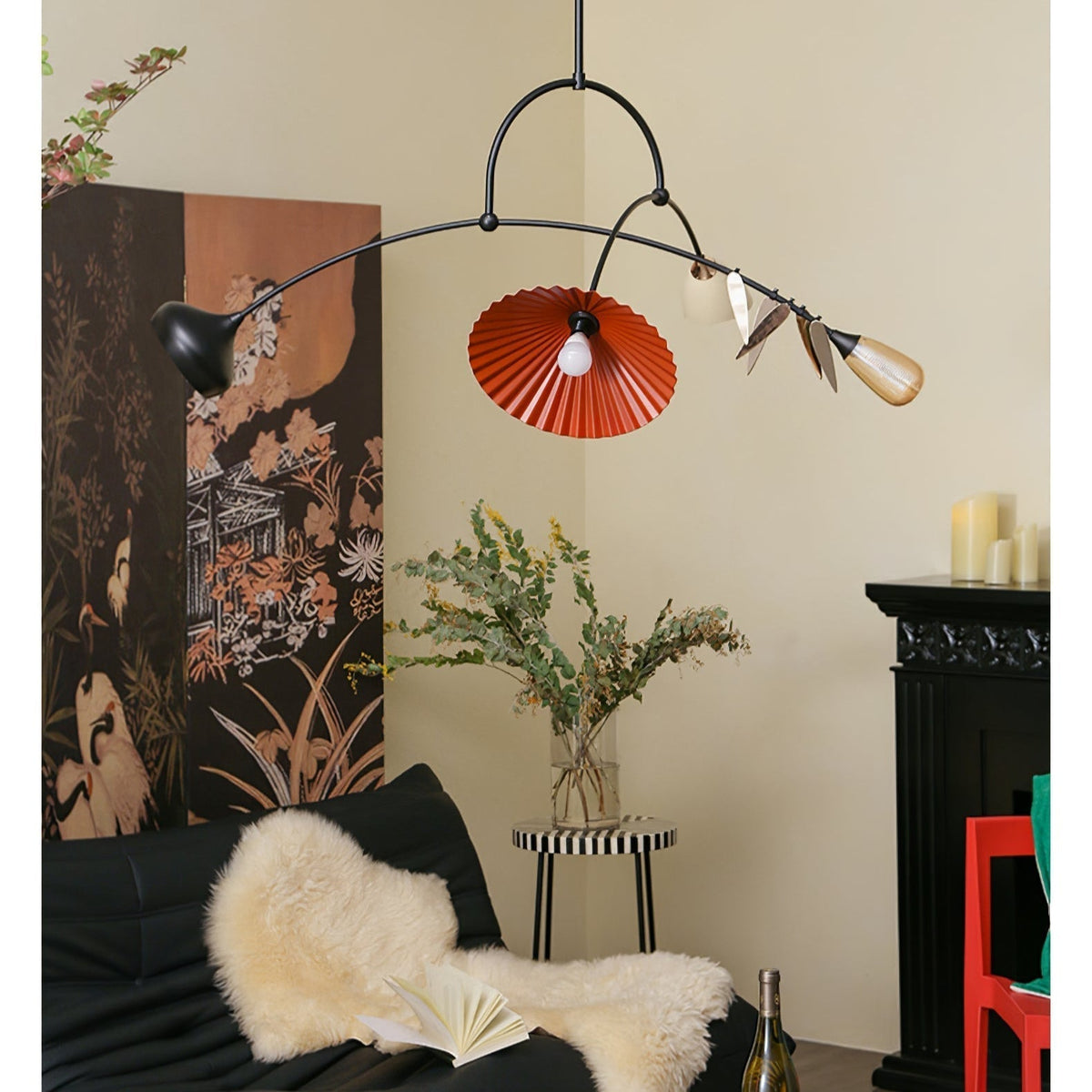 FloraCurv Glass Artisan Pendant Light