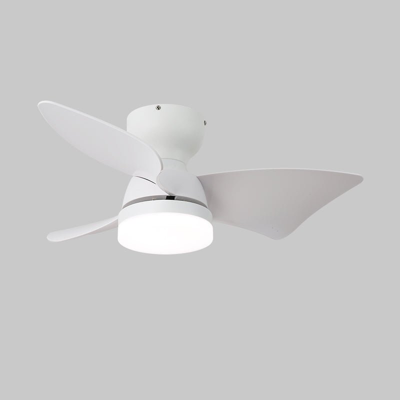 Mirella Silver Wood Ceiling Fan Light